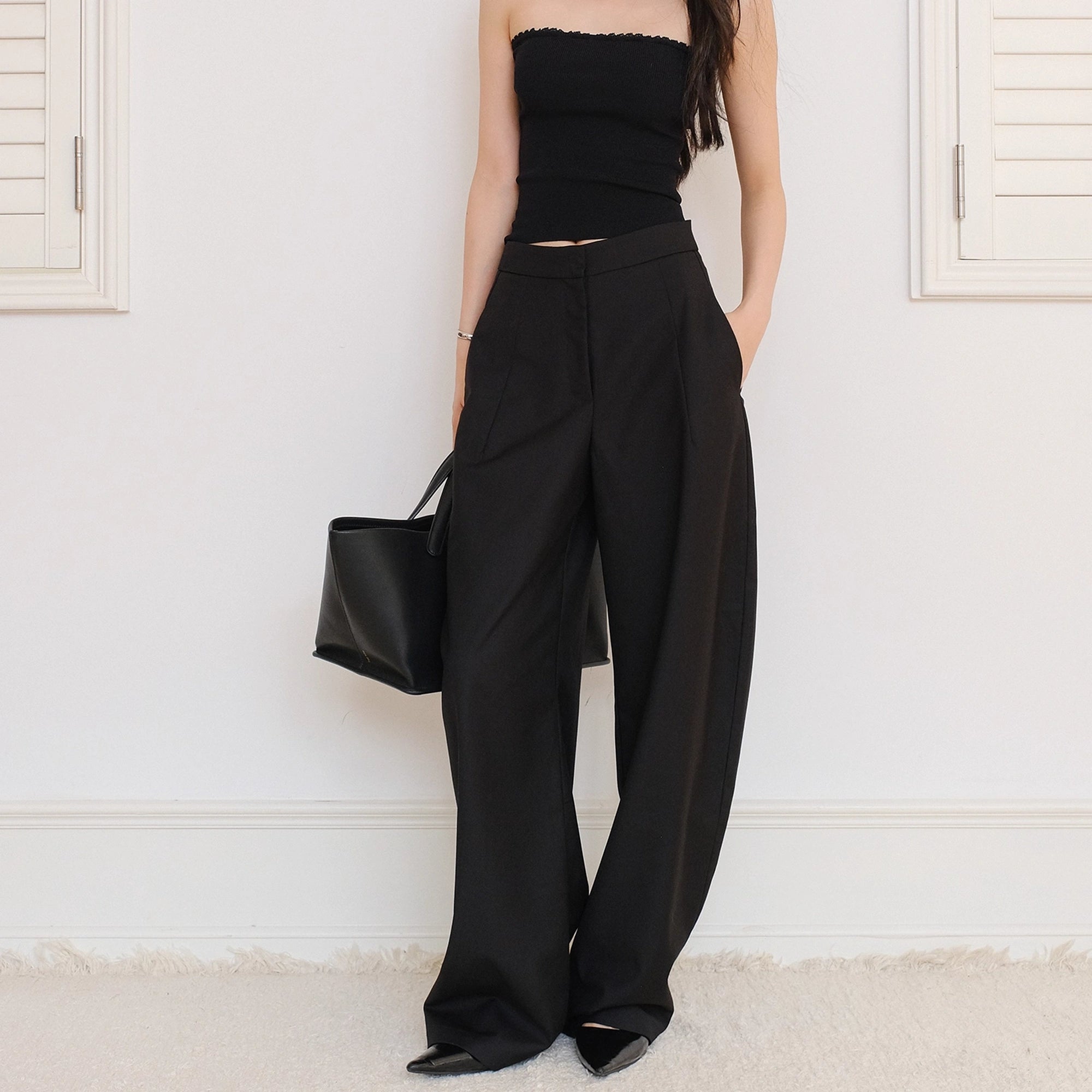 FU_FRESH_UP_Fall_Winter_Lem_Style_Drop_Shaped_Wide_Leg_Trousers_MISSTT