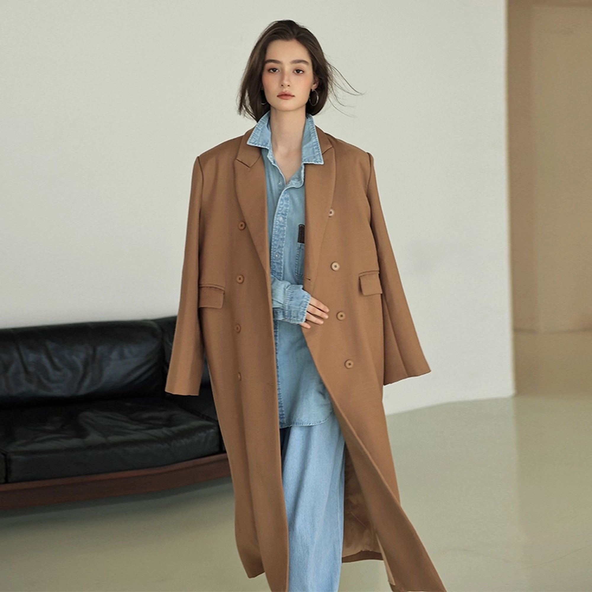 FU_FRESH_UP_Fine_Wool_Double_Breasted_Trench_Coat_MISSTT