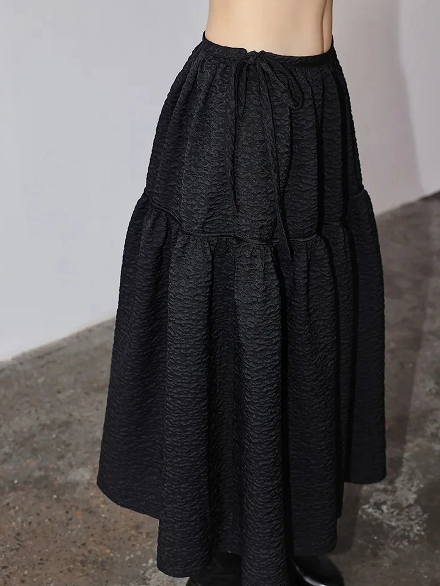 FU FRESH UP French Floral A Line Tulle Skirt