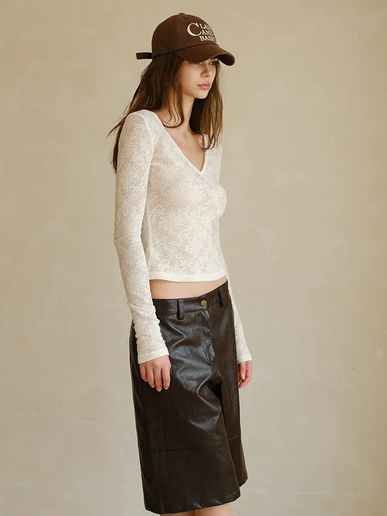 FU FRESH UP French Lace Jacquard Wool Knit Set