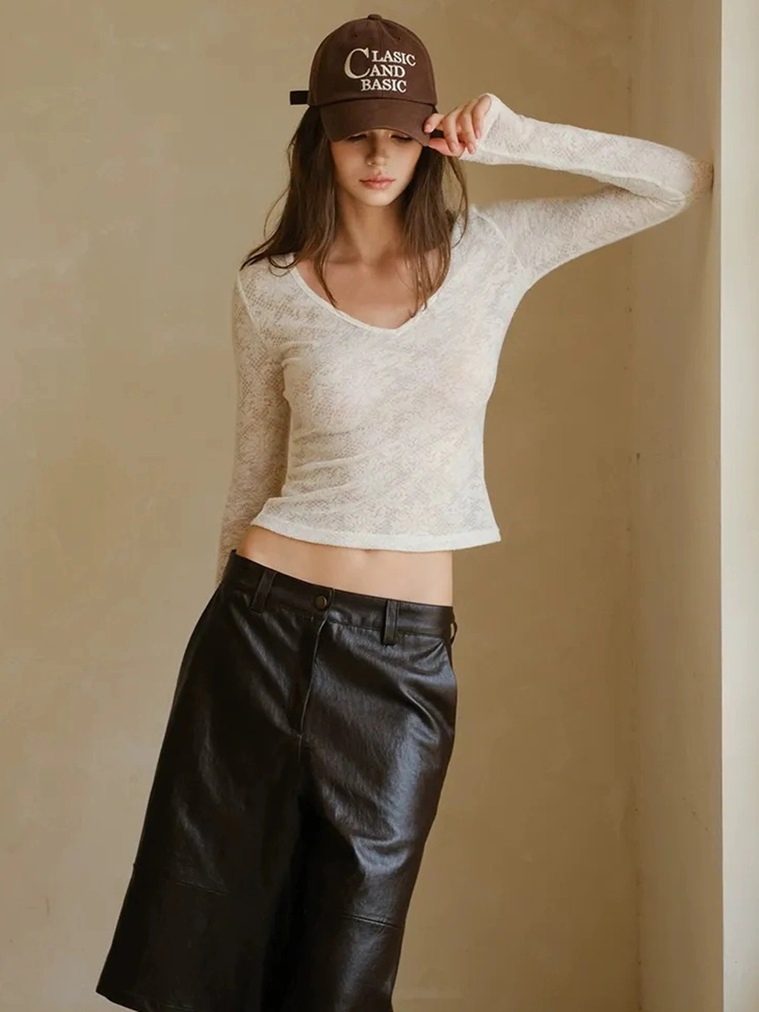 FU FRESH UP French Lace Jacquard Wool Knit Set