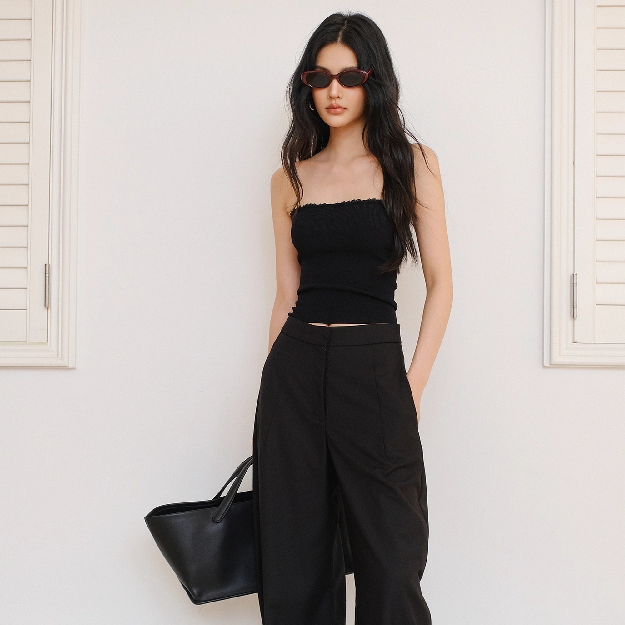 FU_FRESH_UP_French_Lace_Trim_Off_Shoulder_Knit_Tube_Top_MISSTT