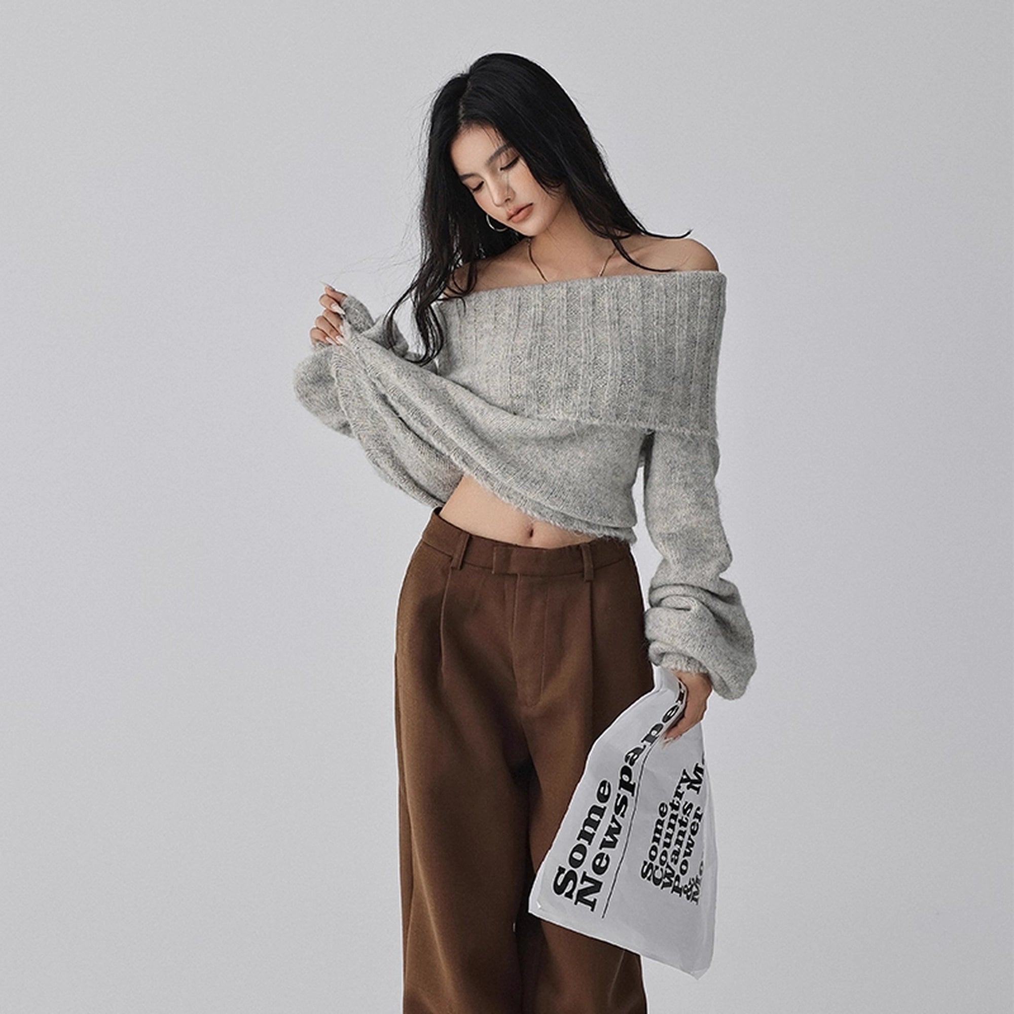 FU_FRESH_UP_French_Romantic_Wool_Off_Shoulder_Knit_MISSTT