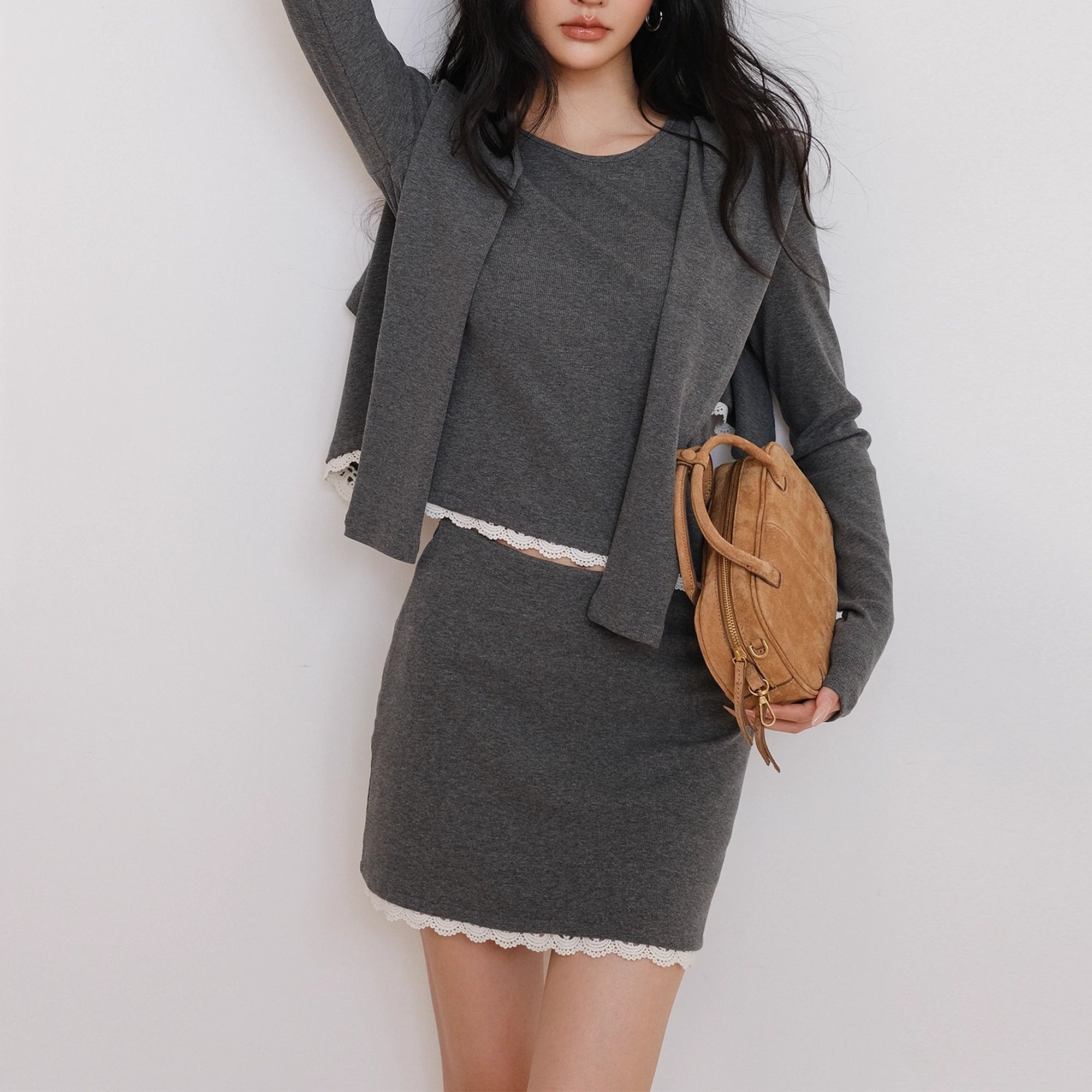 FU_FRESH_UP_French_Trim_Knit_Set_V-neck_T-shirt_Long_Sleeve_MISSTT