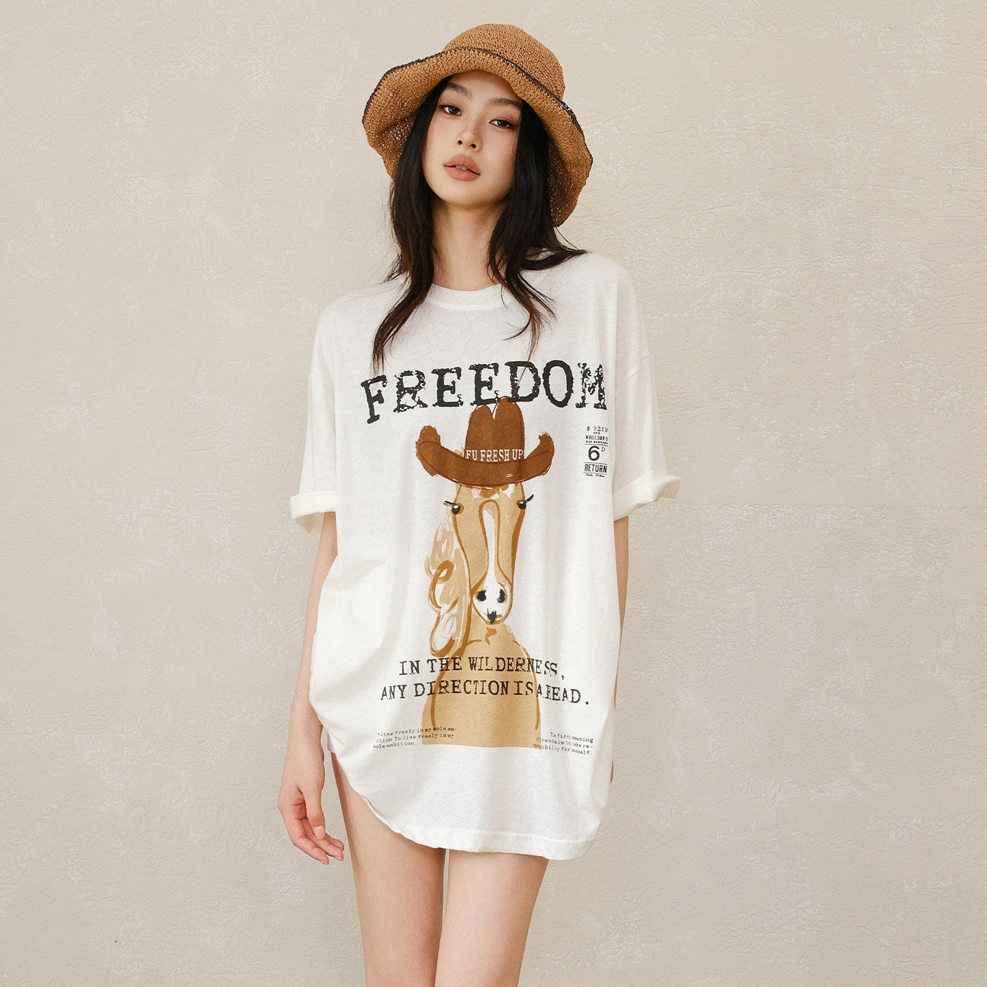 FU_FRESH_UP_Handpainted_Western_Pony_Print_Women&
