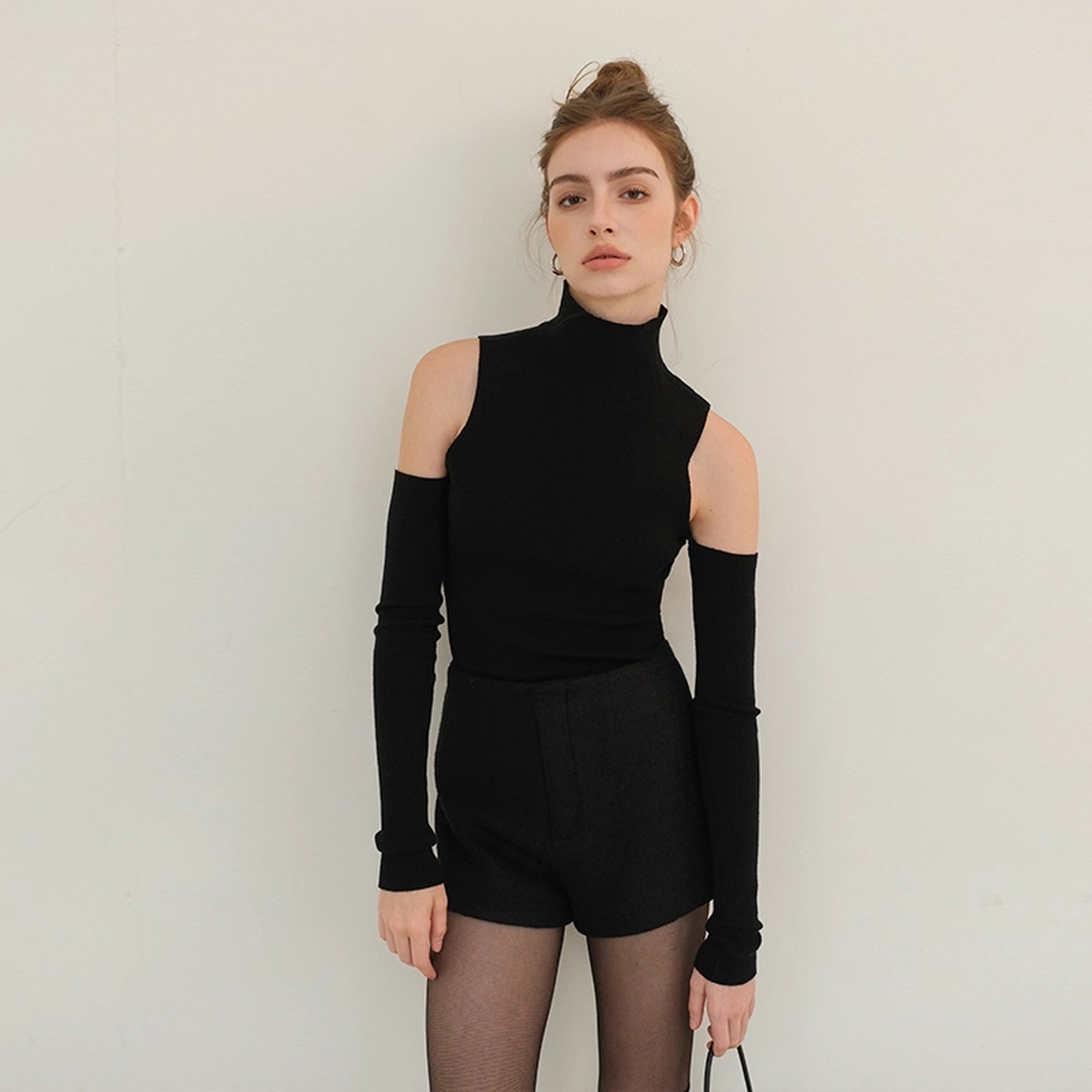 FU_FRESH_UP_High_Neck_Off_Shoulder_Wool_Knit_Top_MISSTT