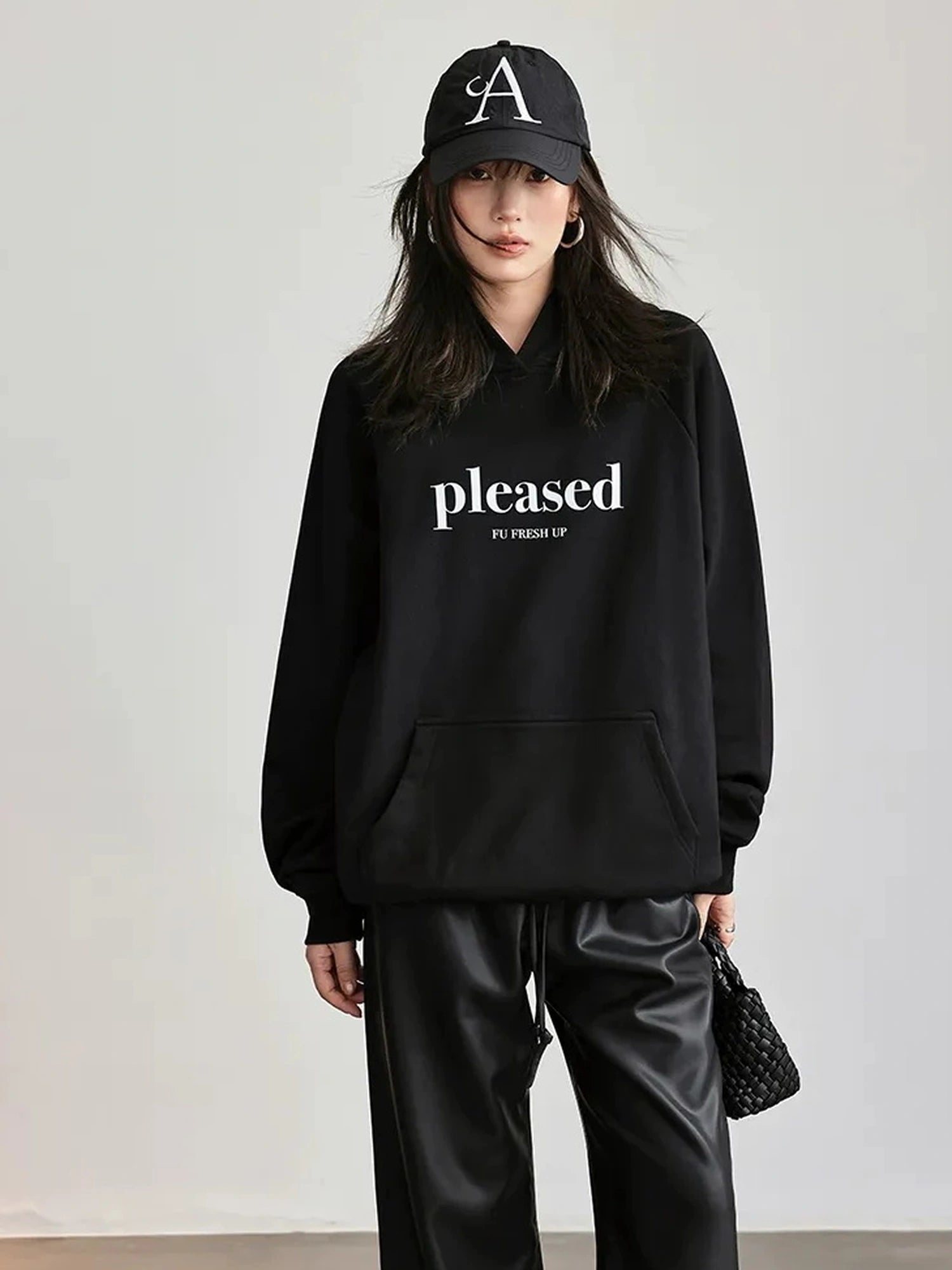 FU FRESH UP High Quality Cotton Color Block Hoodie