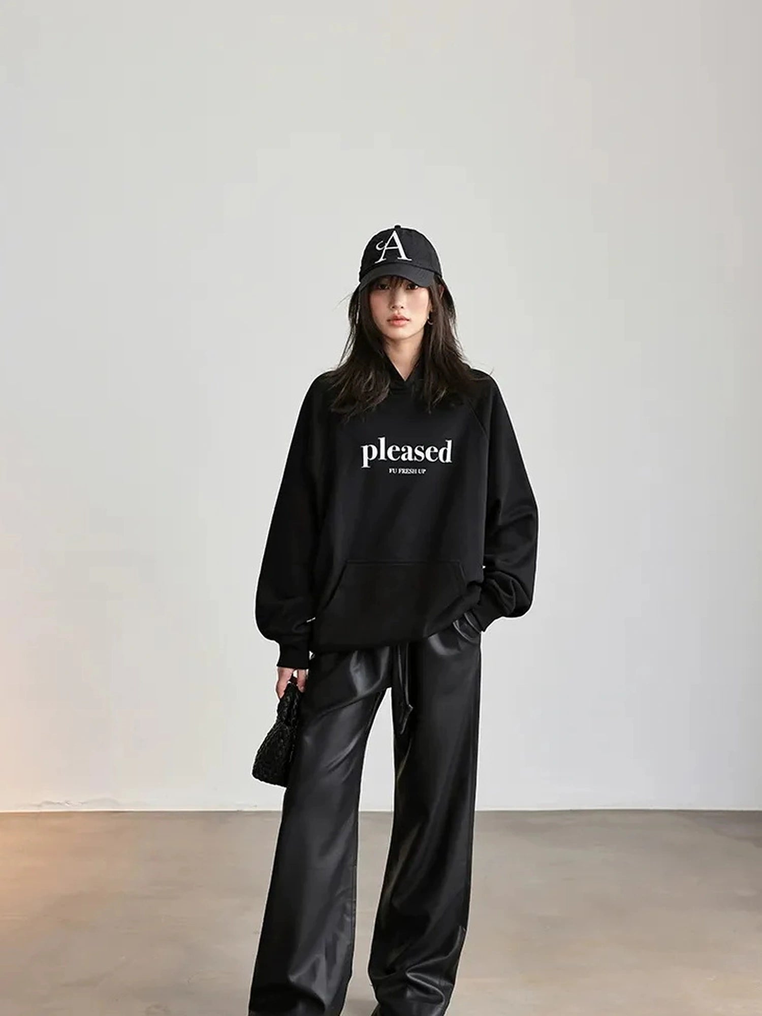 FU FRESH UP High Quality Cotton Color Block Hoodie
