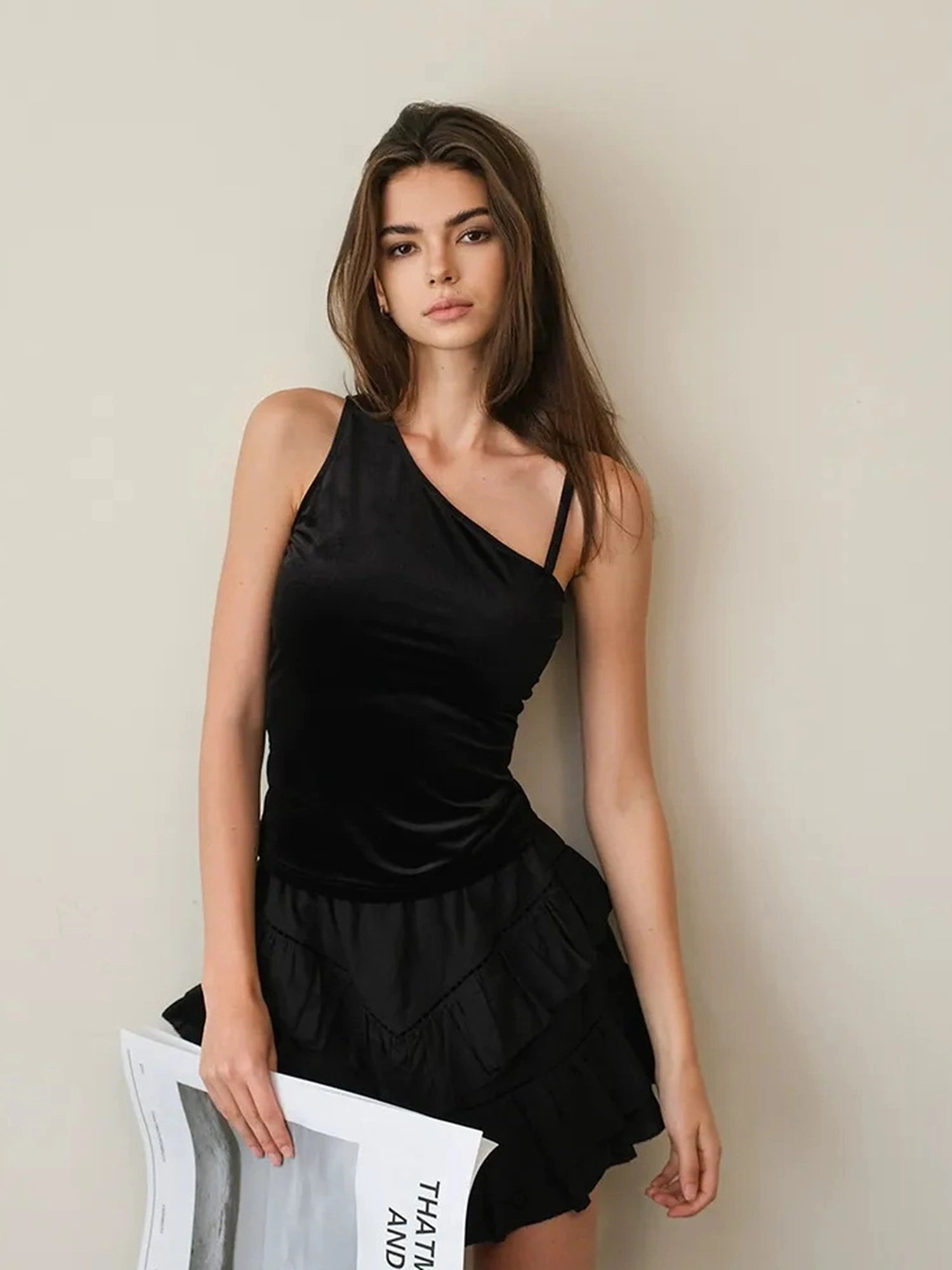 FU FRESH UP Layered Lace A Line Mini Skirt