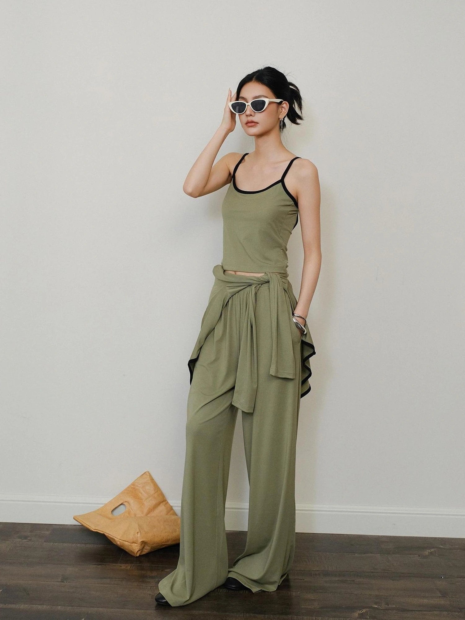 FU FRESH UP Leisure Fit Lyocell Knit Set