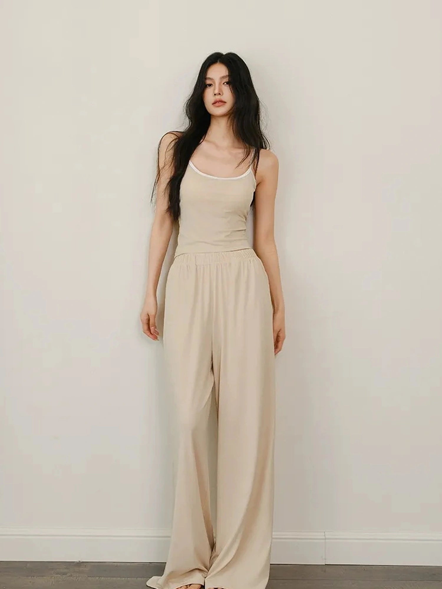 FU FRESH UP Leisure Fit Lyocell Knit Set