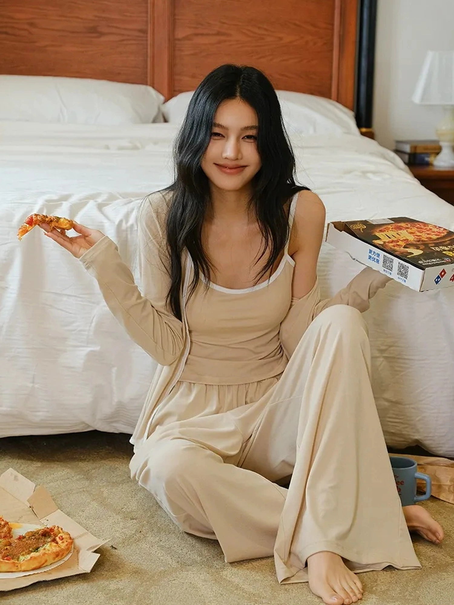 FU FRESH UP Leisure Fit Lyocell Knit Set