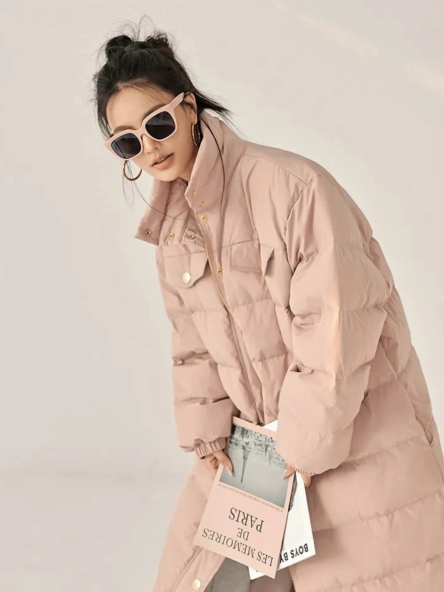 Lightweight Long Down Coat With Cloud Loft Warmth