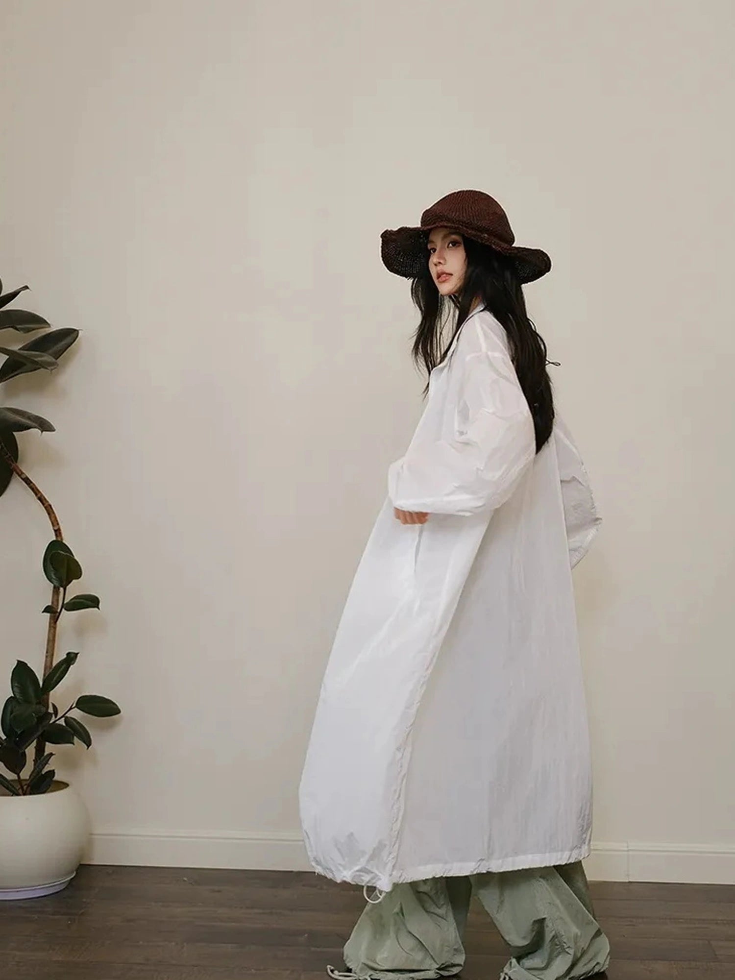 FU FRESH UP Lightweight Oversized Sun Protection Coat