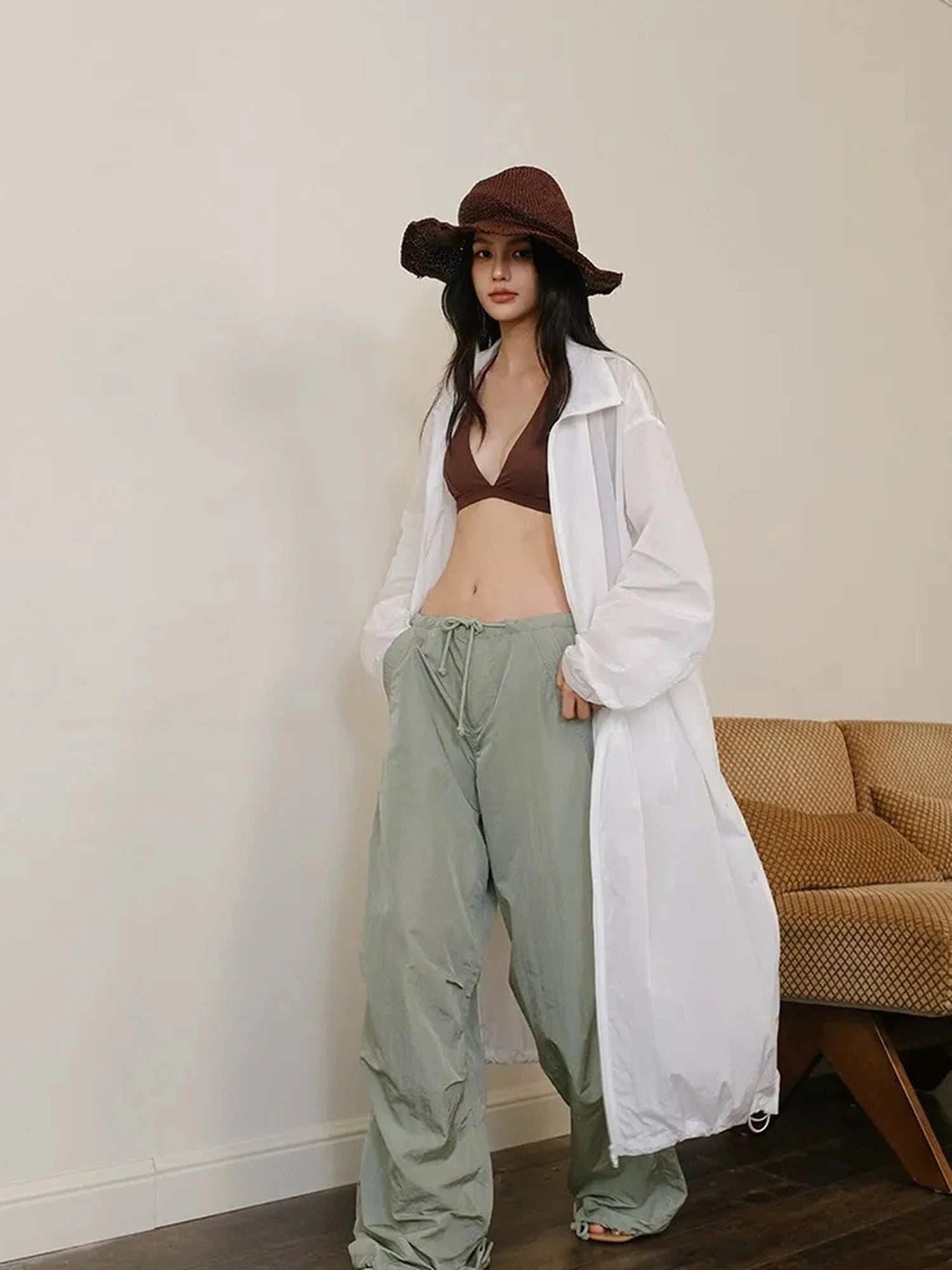FU FRESH UP Lightweight Oversized Sun Protection Coat