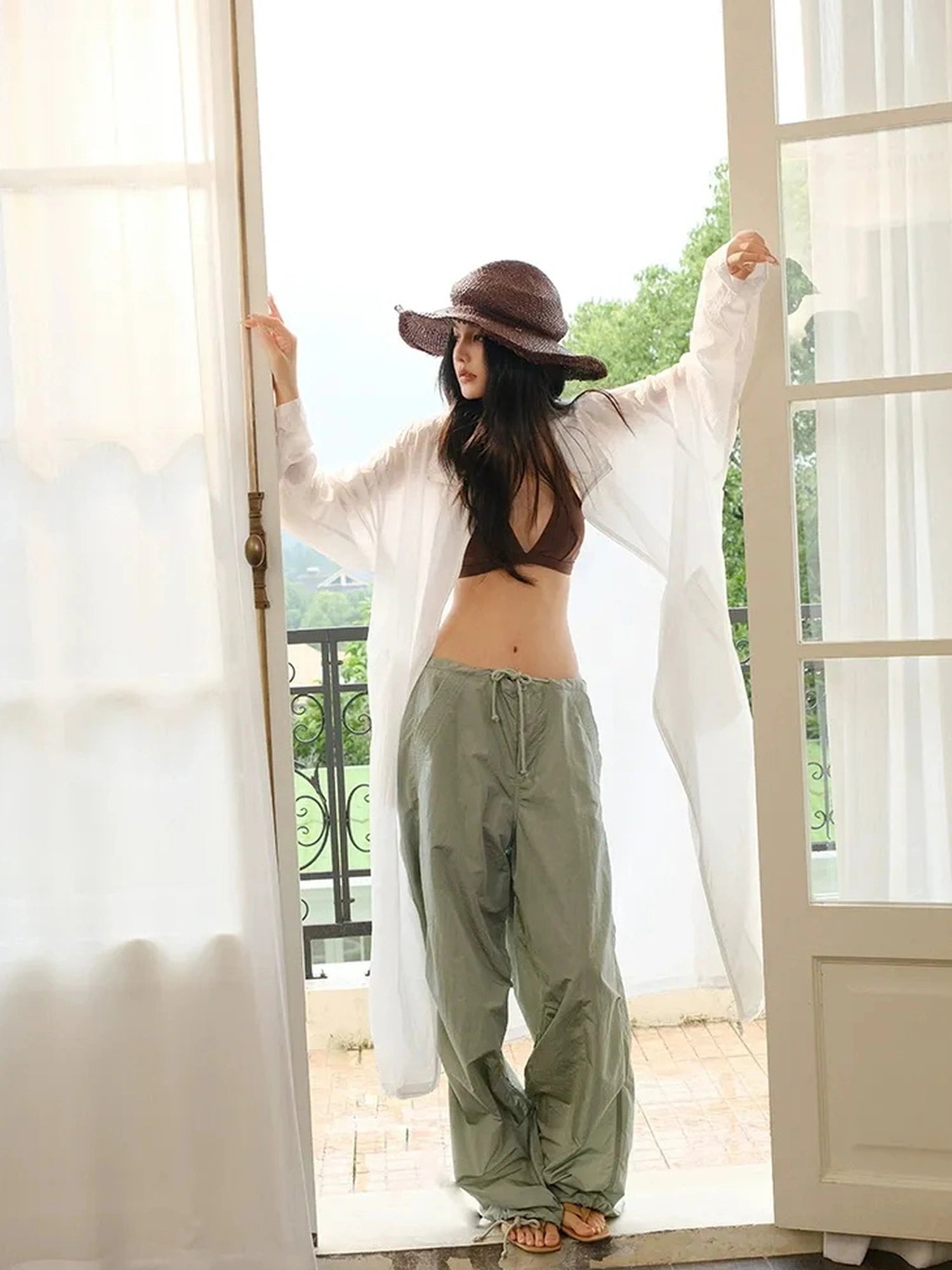 FU FRESH UP Lightweight Oversized Sun Protection Coat