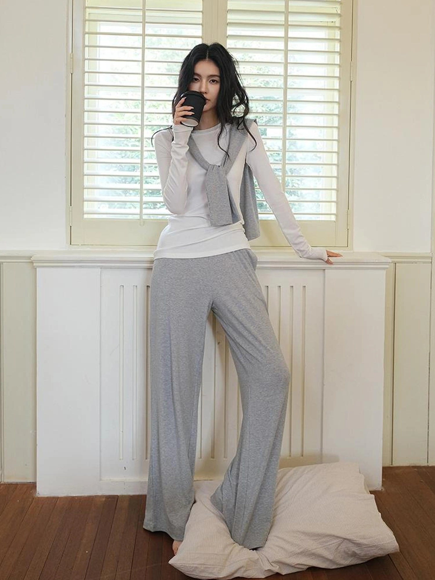 FU FRESH UP Lightweight Wool Tencel Layering Set