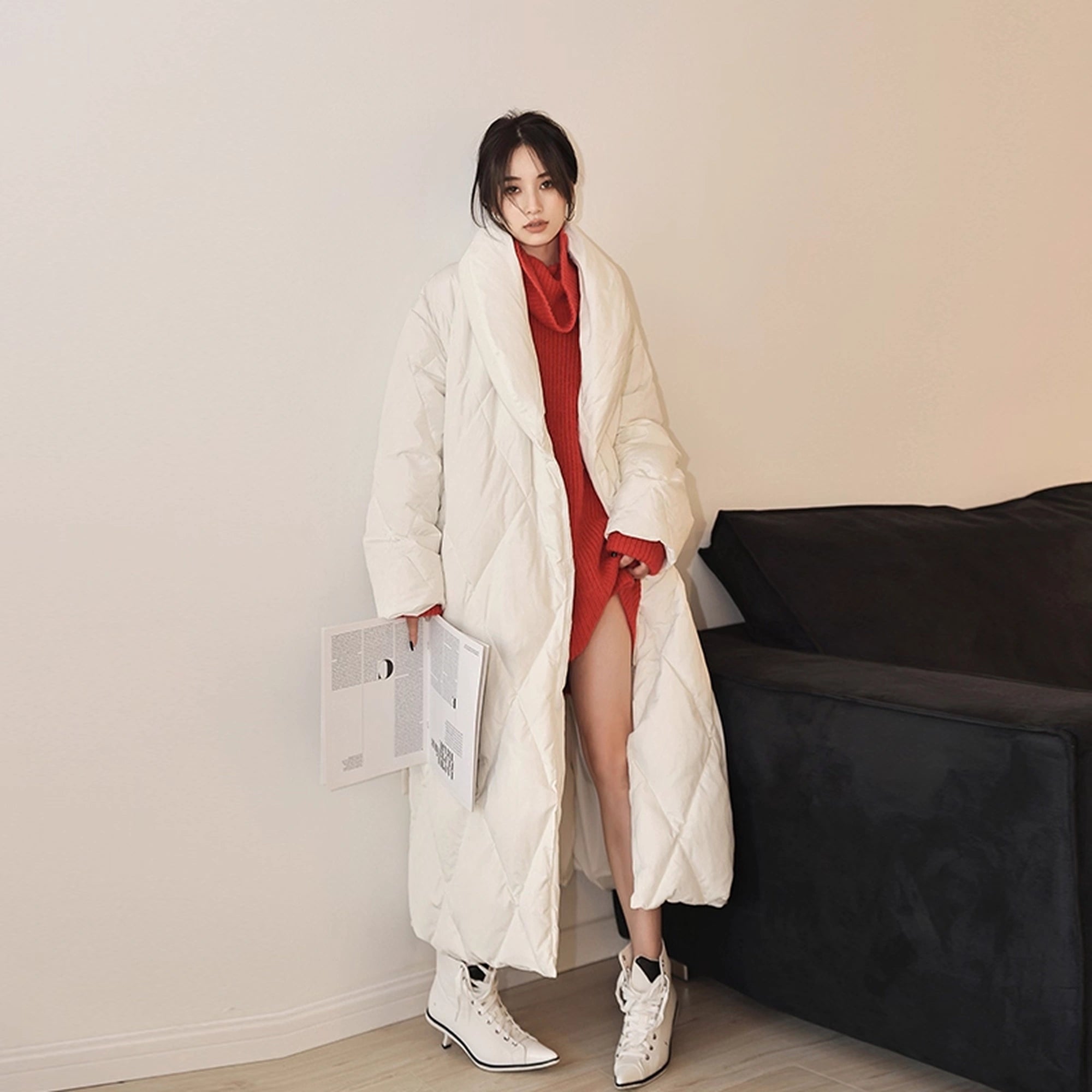 FU_FRESH_UP_Long_Padded_Quilted_Down_Coat_With_Waist_Tie_MISSTT