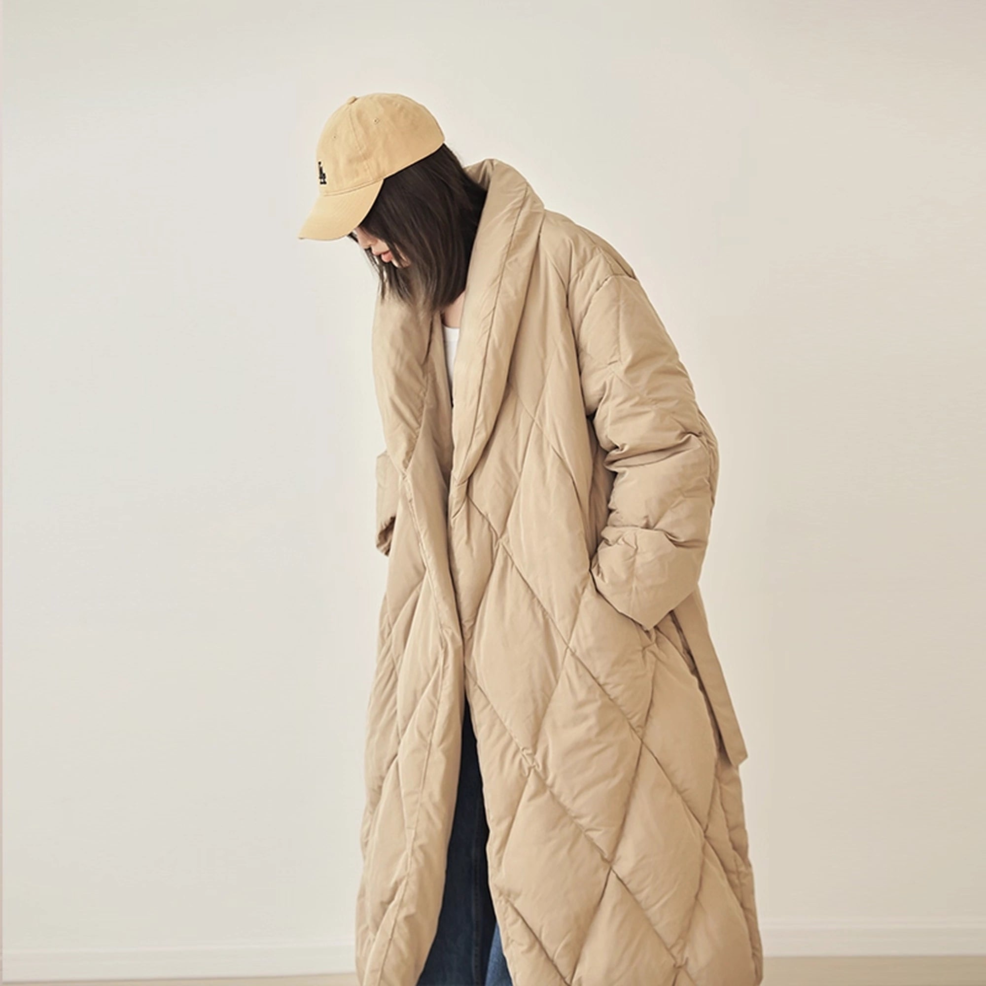 FU_FRESH_UP_Long_Padded_Quilted_Down_Coat_With_Waist_Tie_MISSTT