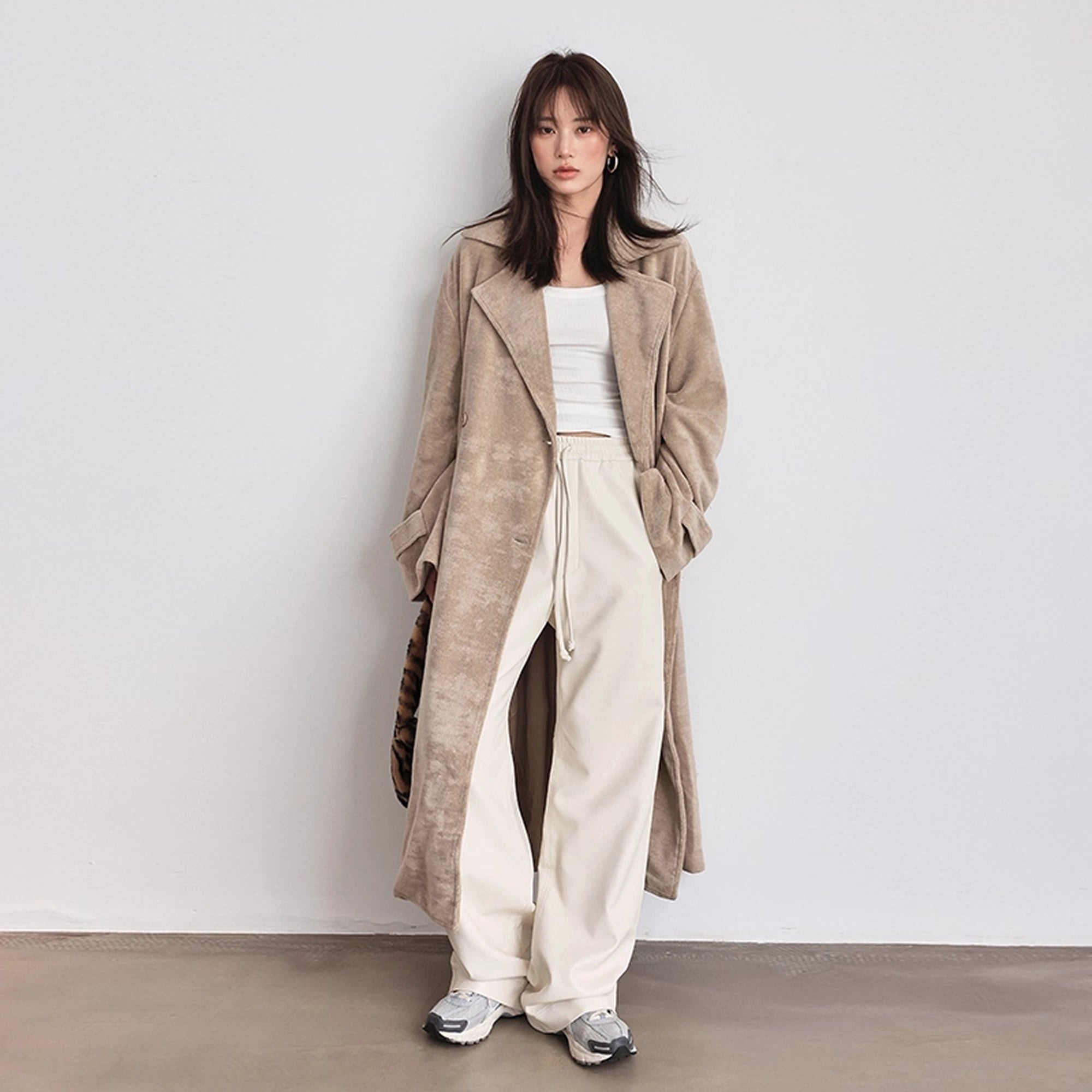 FU_FRESH_UP_Long_Plush_Towel_Fabric_Trench_Coat_MISSTT