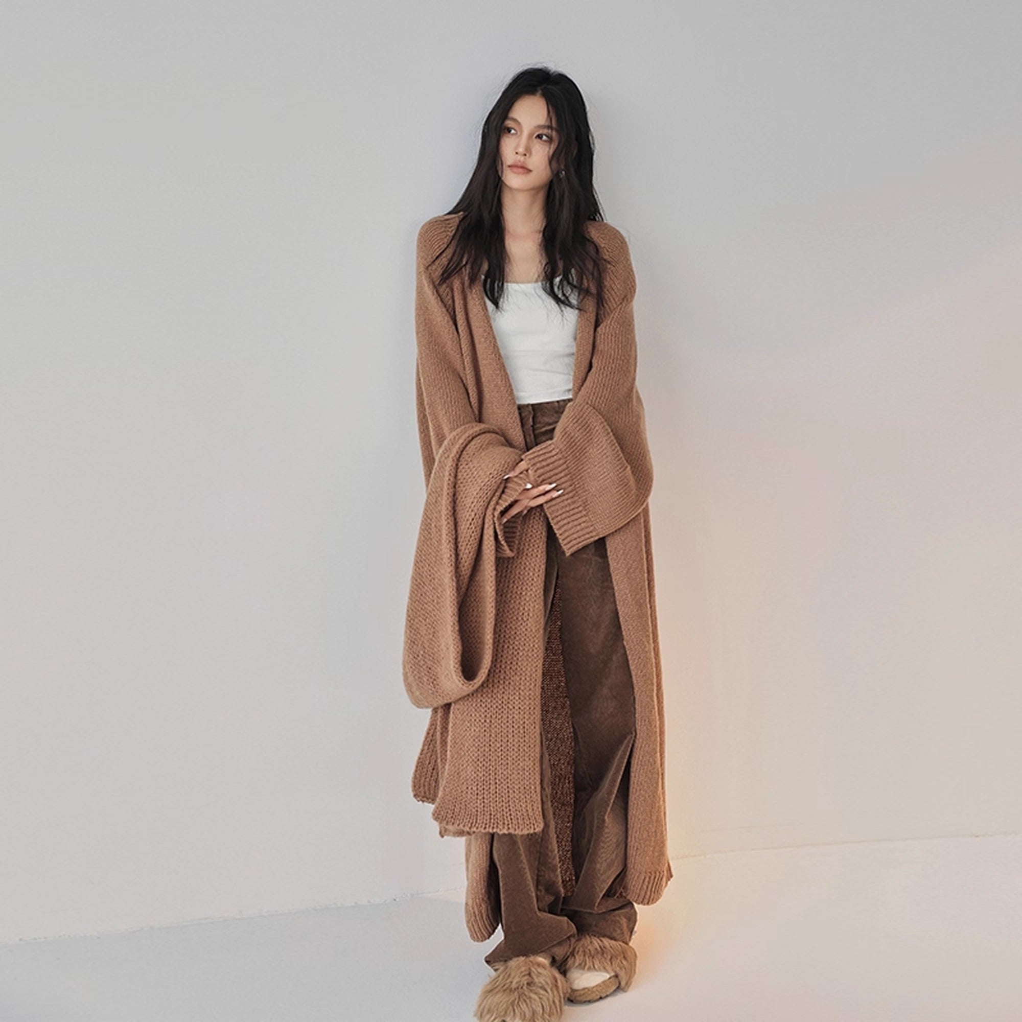 FU_FRESH_UP_Long_Wool_Mohair_Knit_Cardigan_Coat_MISSTT