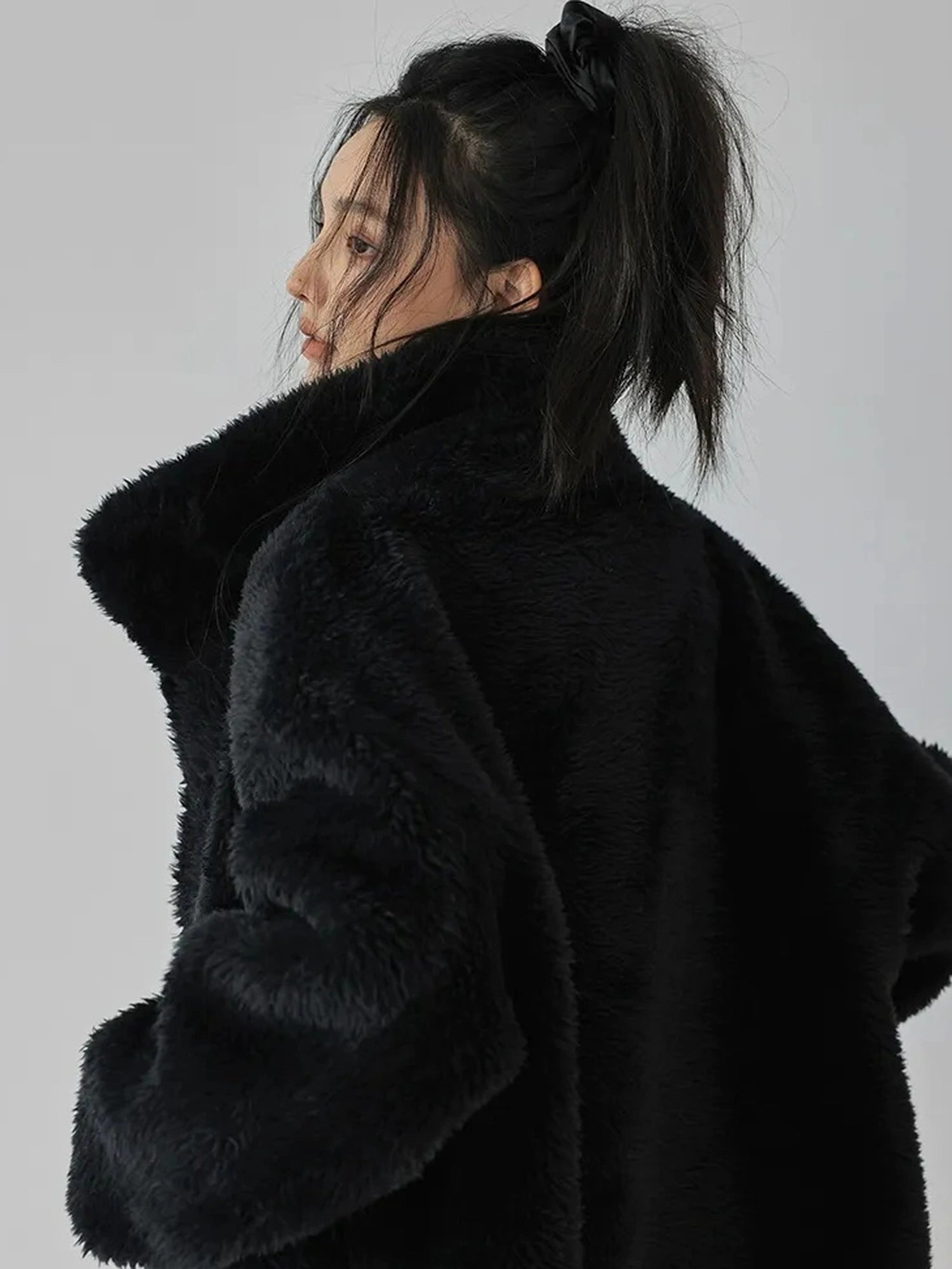FU FRESH UP Luxury Faux Shearling Winter Coat