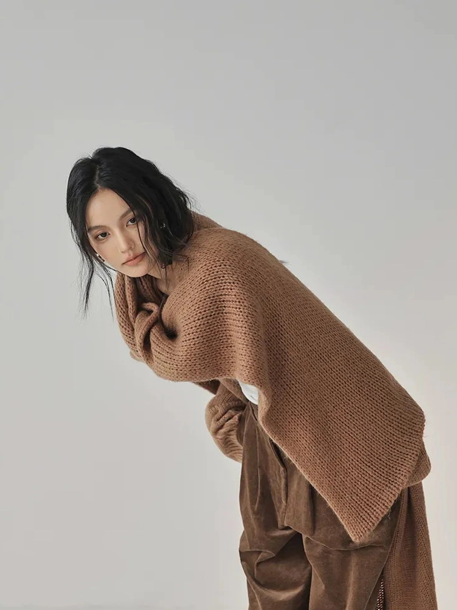 FU FRESH UP Luxury Mohair Wool Blend Winter Scarf