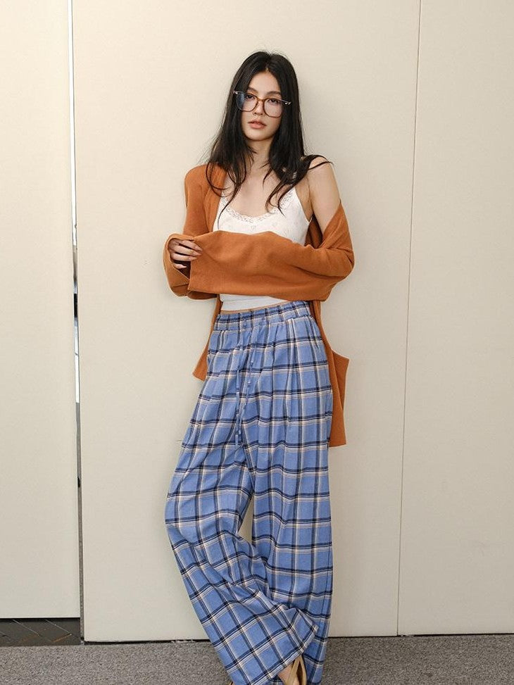 FU FRESH UP Mid Length Collarless Tie Knit Relaxed Women&