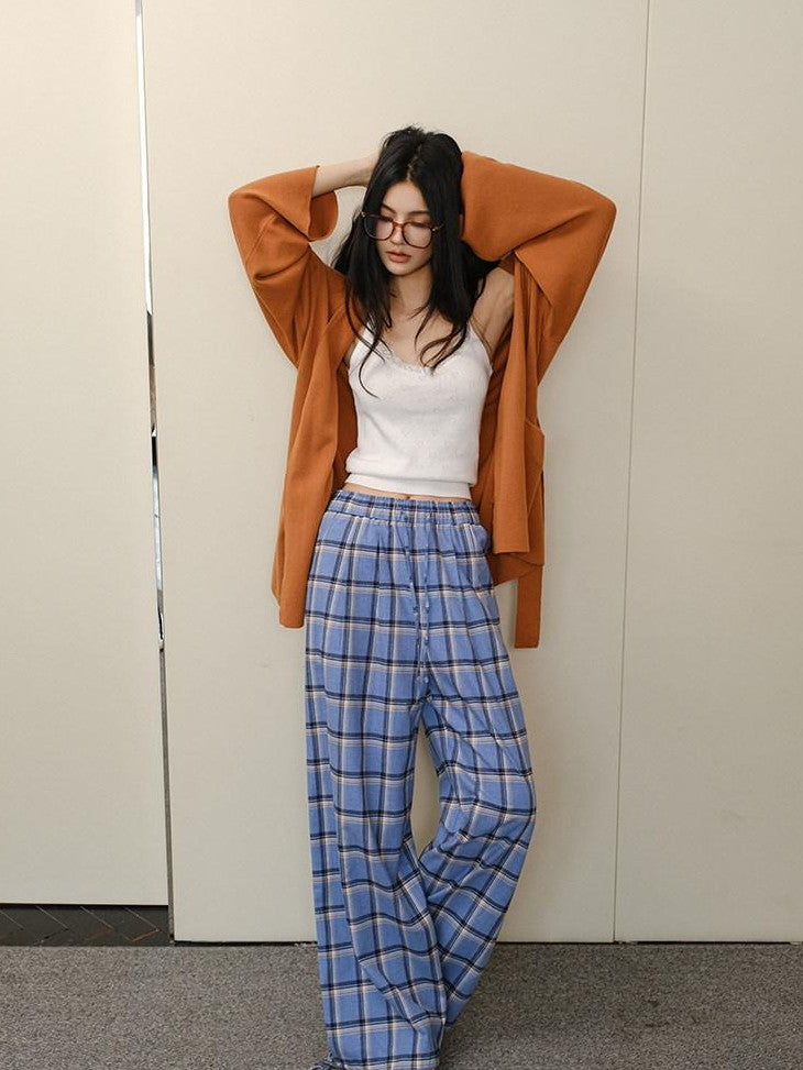 FU FRESH UP Mid Length Collarless Tie Knit Relaxed Women&