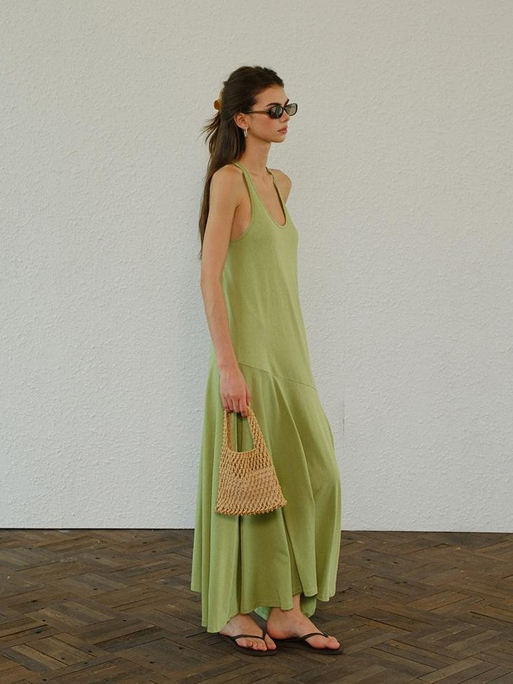 FU FRESH UP Minimal High Waist Irregular Hem Women&