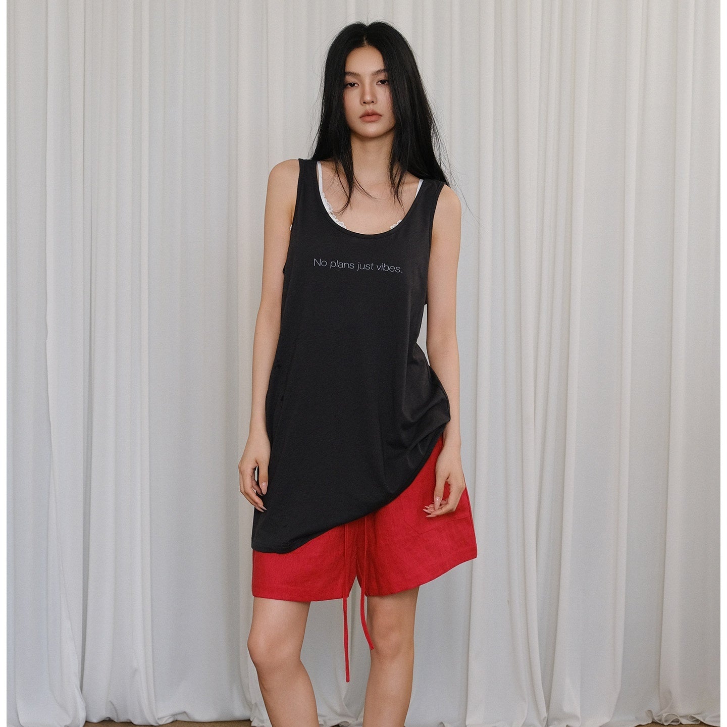 FU_FRESH_UP_Minimalist_U_Neck_Loose_Letter_Print_Women&
