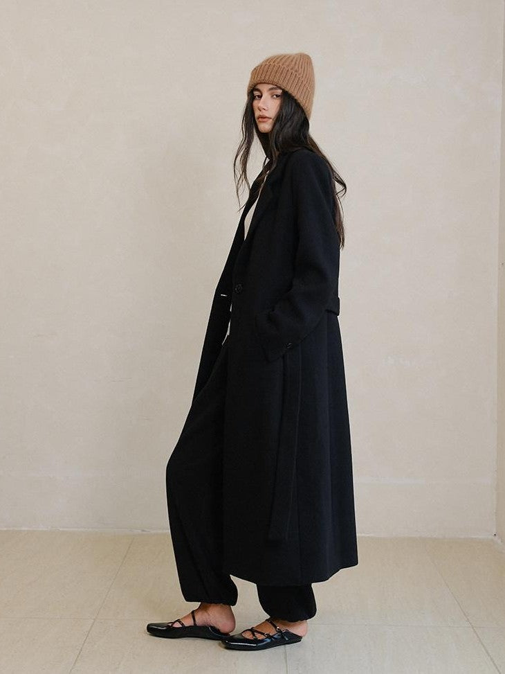 FU FRESH UP Minimalist Vintage Structured Shoulder Tie Waist Women&