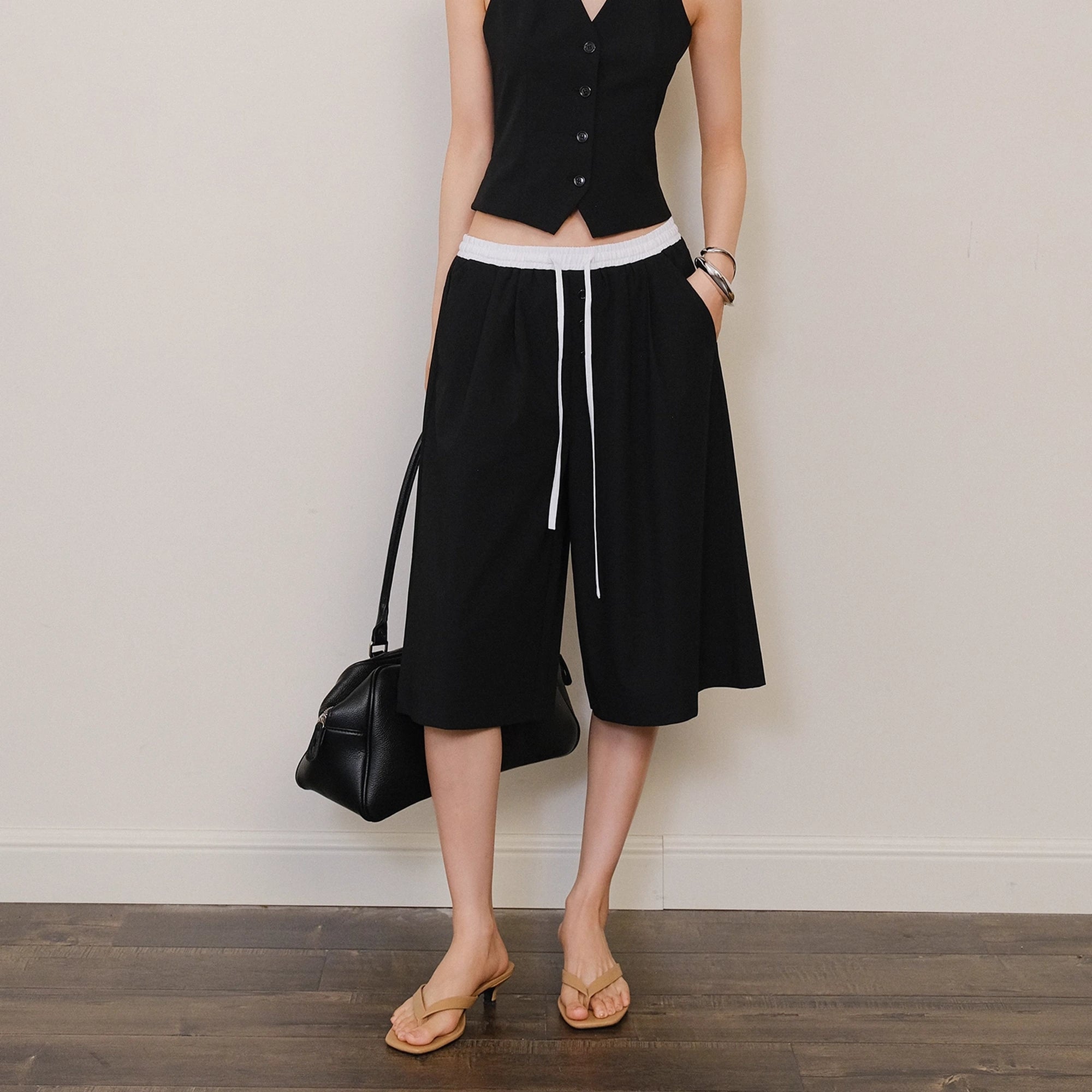 FU_FRESH_UP_Modern_Gentlewoman_Halter_Vest_Trousers_Set_V-neck_T-shirt_Long_Sleeve_MISSTT