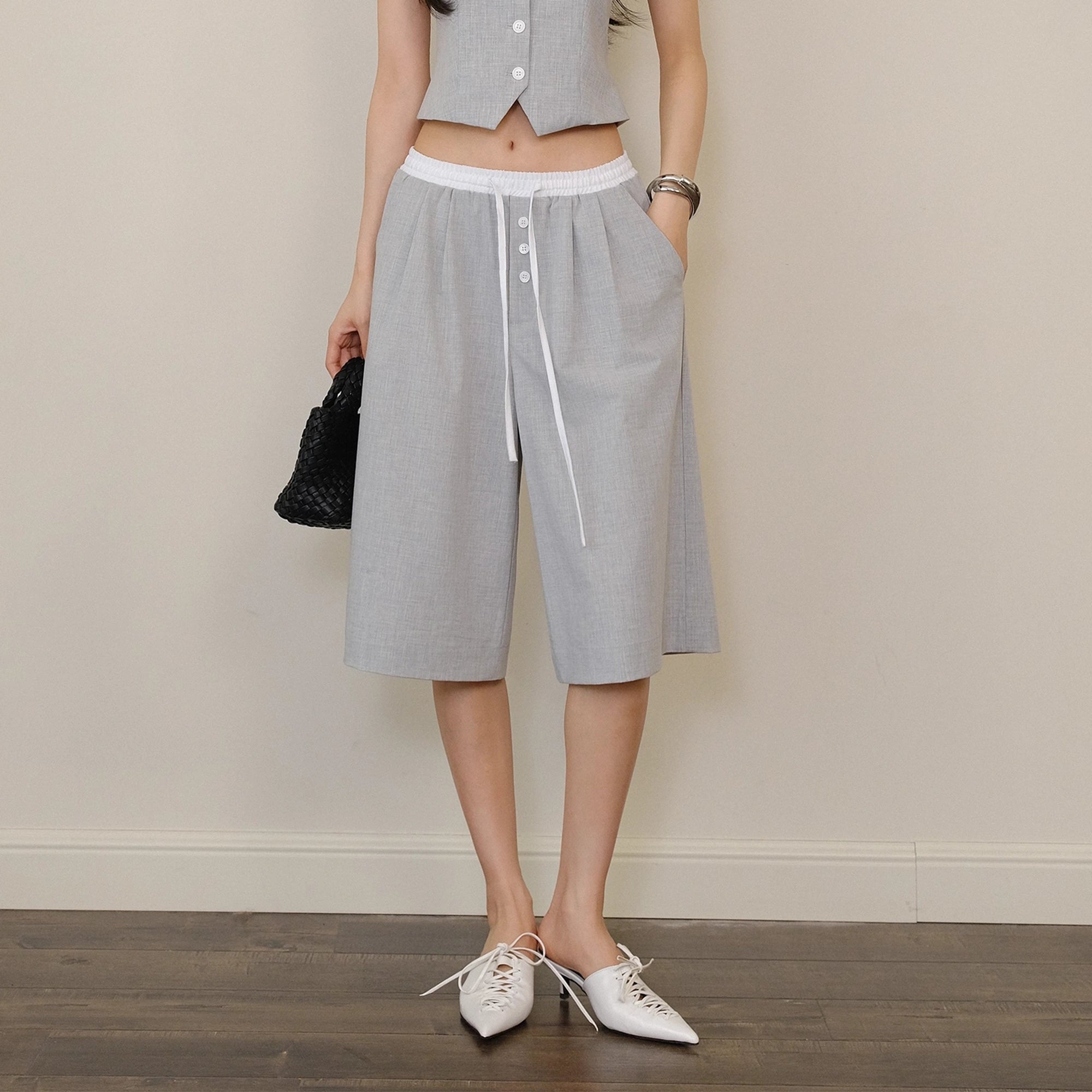 FU_FRESH_UP_Modern_Gentlewoman_Halter_Vest_Trousers_Set_V-neck_T-shirt_Long_Sleeve_MISSTT