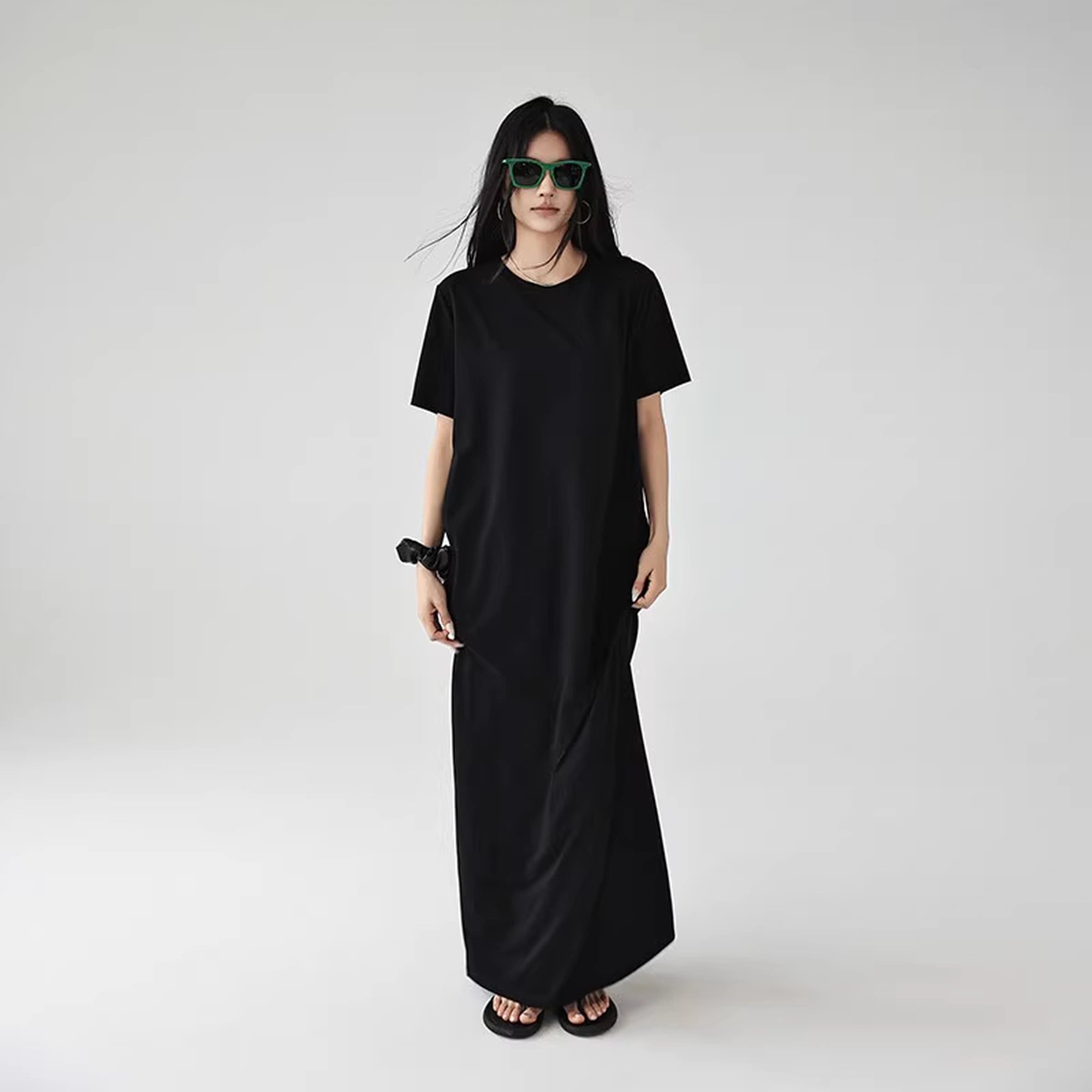 FU_FRESH_UP_Oversized_Drop_Shoulder_T-shirt_Dress_MISSTT