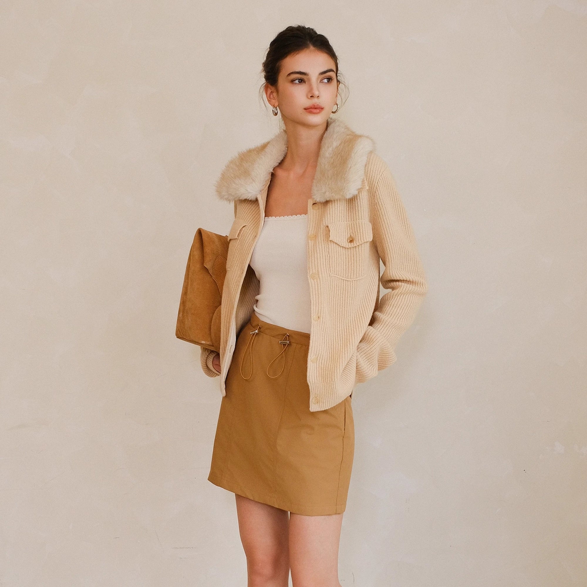 FU_FRESH_UP_Plush_Tencel_Wool_Detachable_Collar_Cardigan_MISSTT