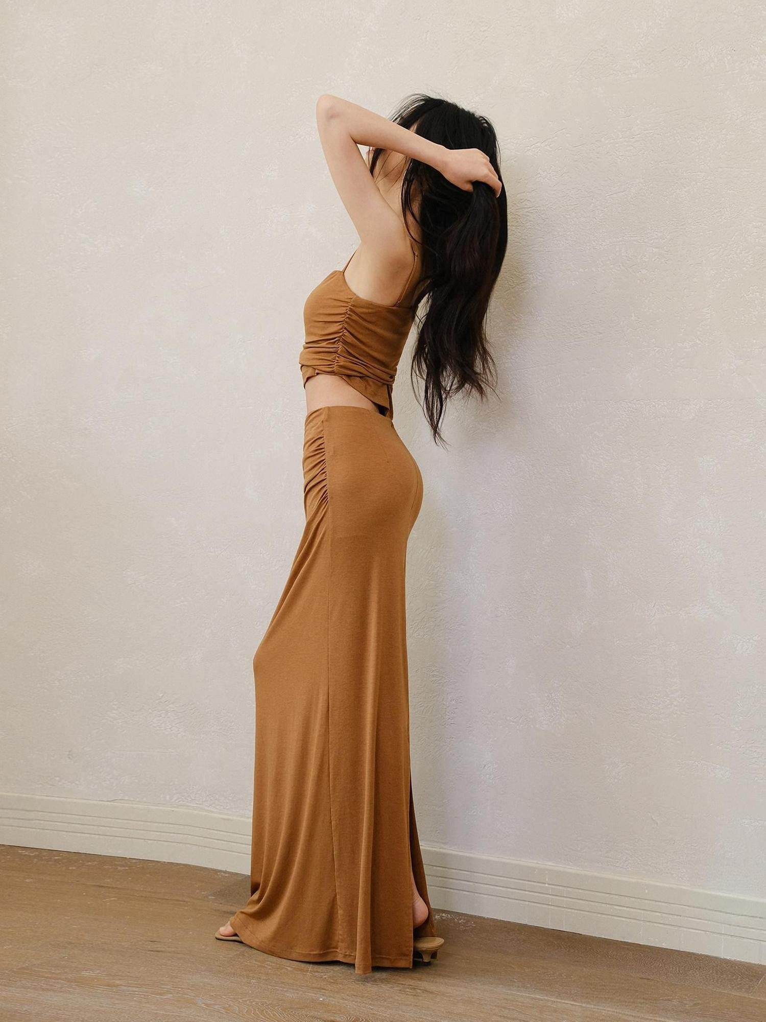 FU FRESH UP Relaxed Pleated Slim Women&