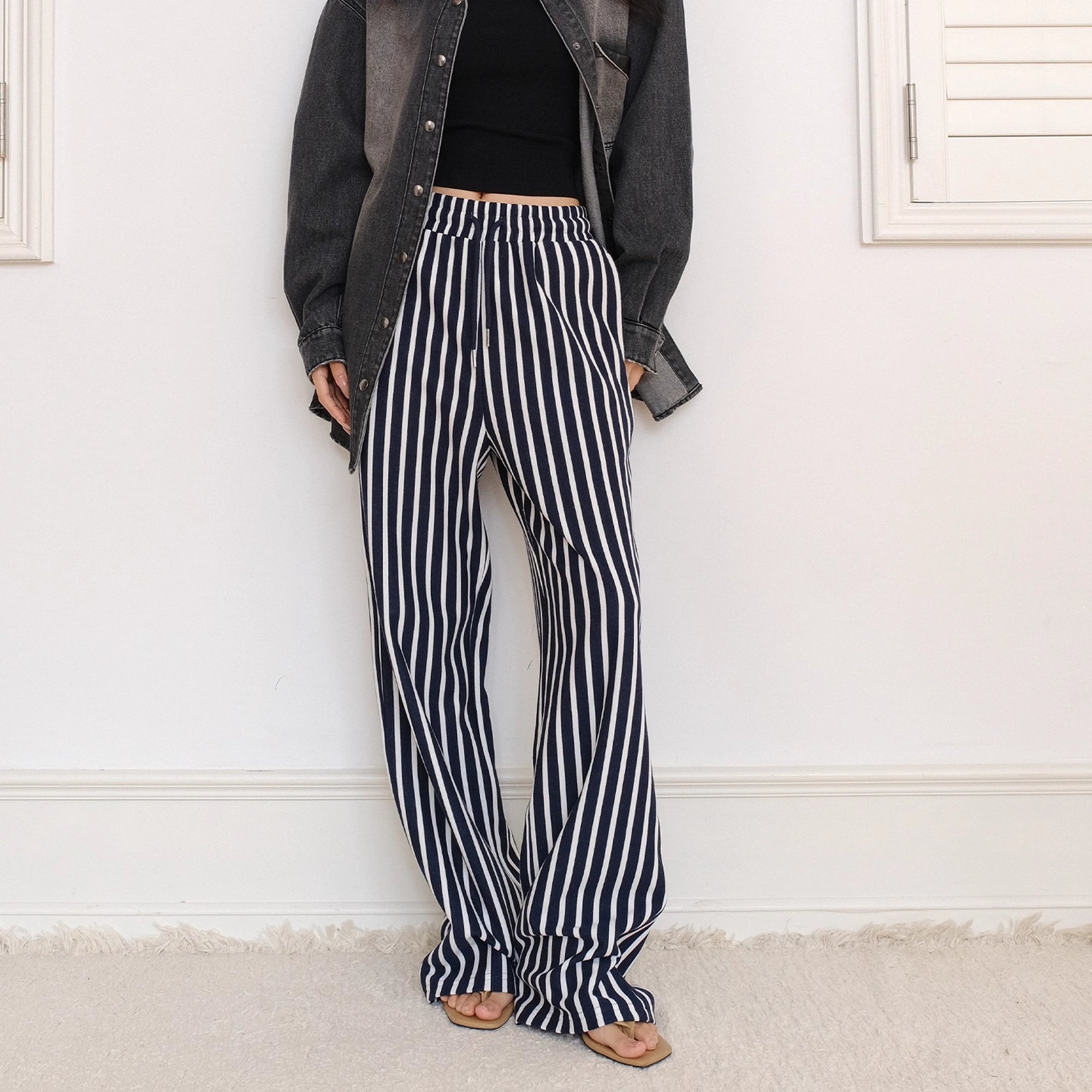 FU_FRESH_UP_Relaxed_Striped_Drawstring_Sweatpants_MISSTT