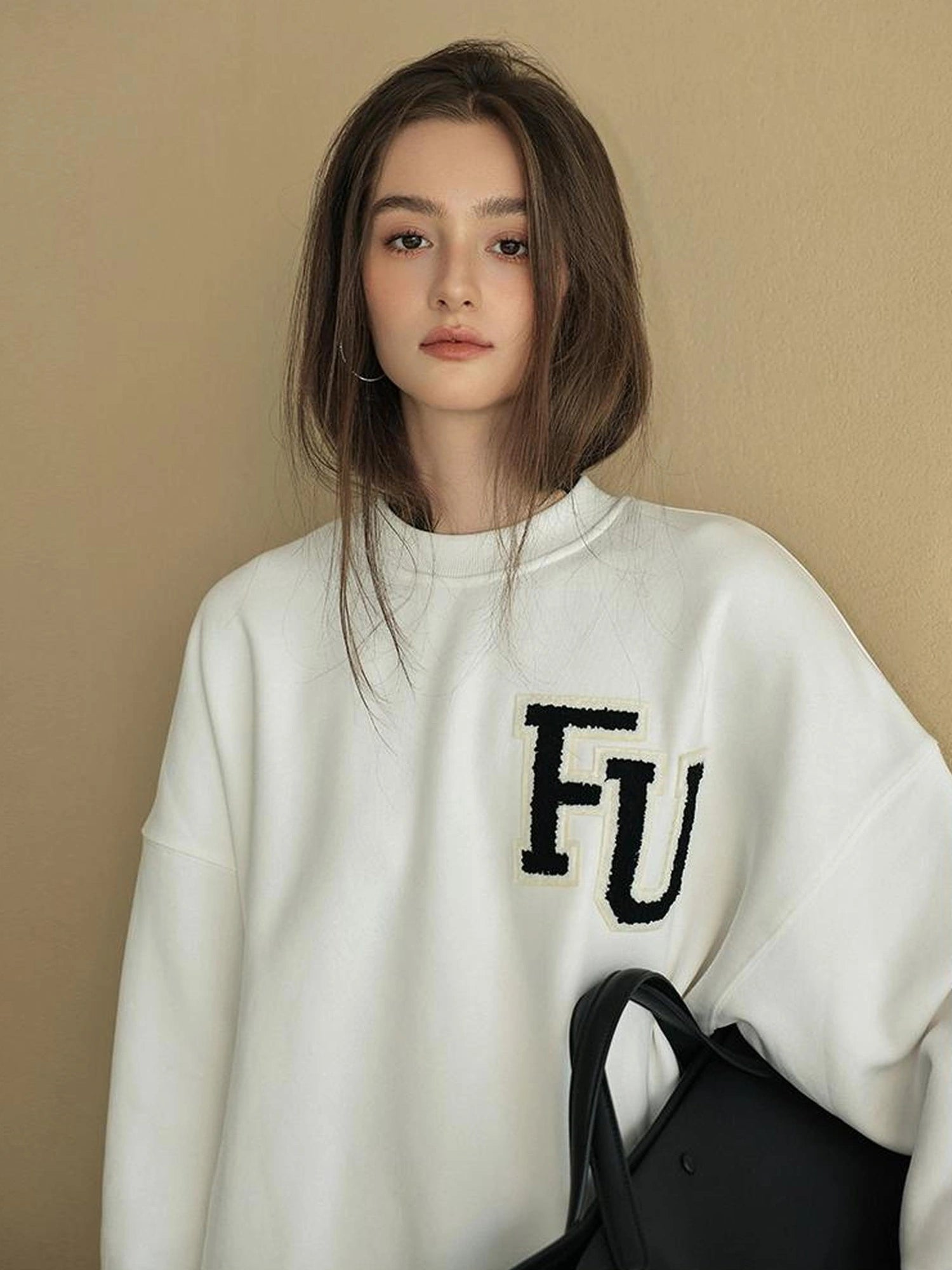 FU FRESH UP Retro Embroidered Athflow Sweatshirt
