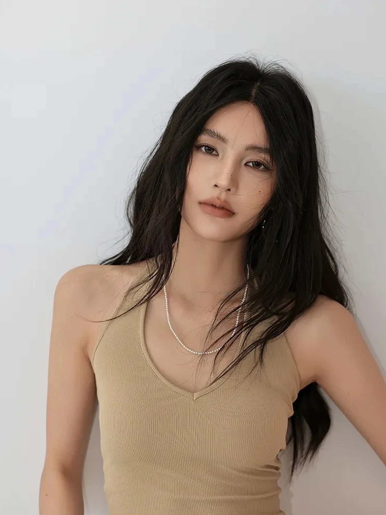 FU FRESH UP Sculptural Halter Neck Top