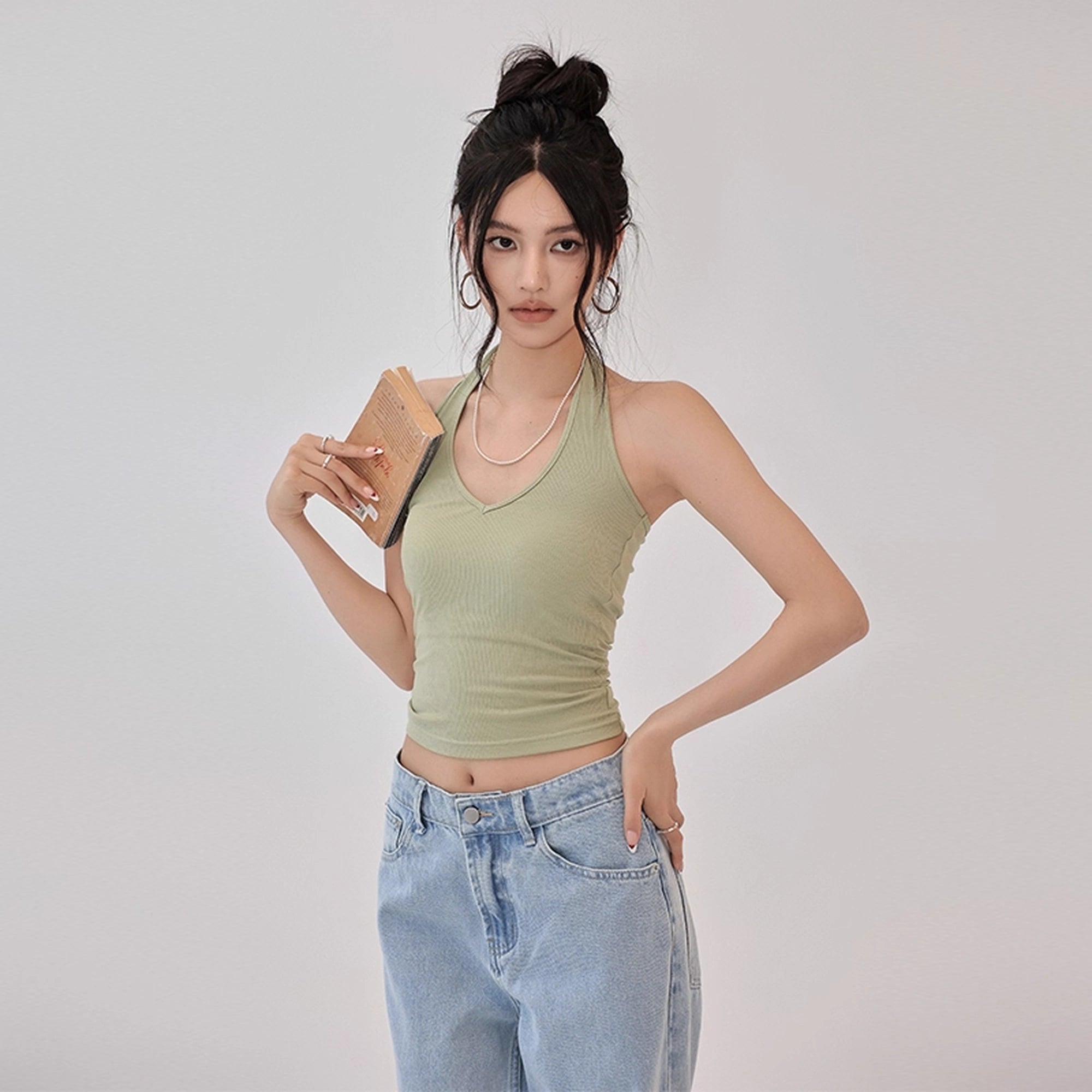 FU_FRESH_UP_Sculptural_Halter_Neck_Top_MISSTT