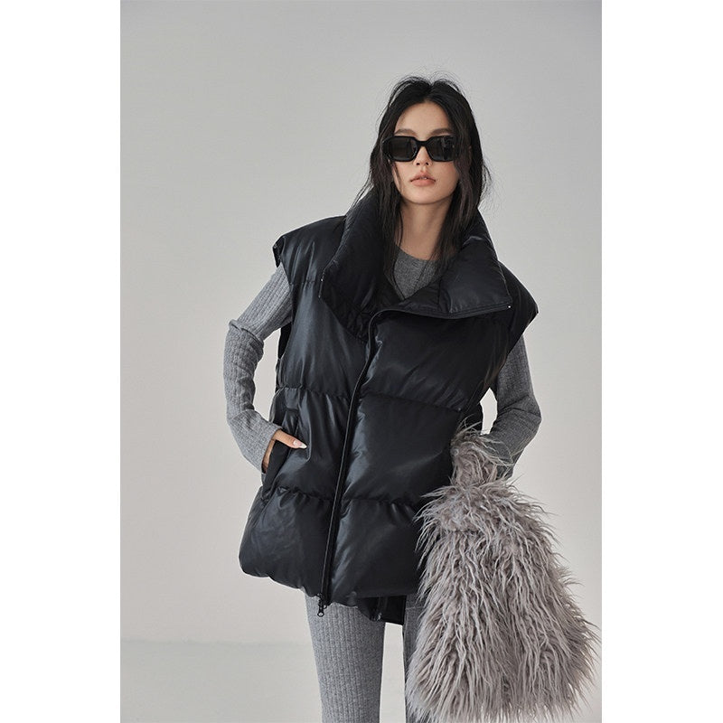FU_FRESH_UP_Sheepskin_Texture_Stand_Collar_90_White_Duck_Women&