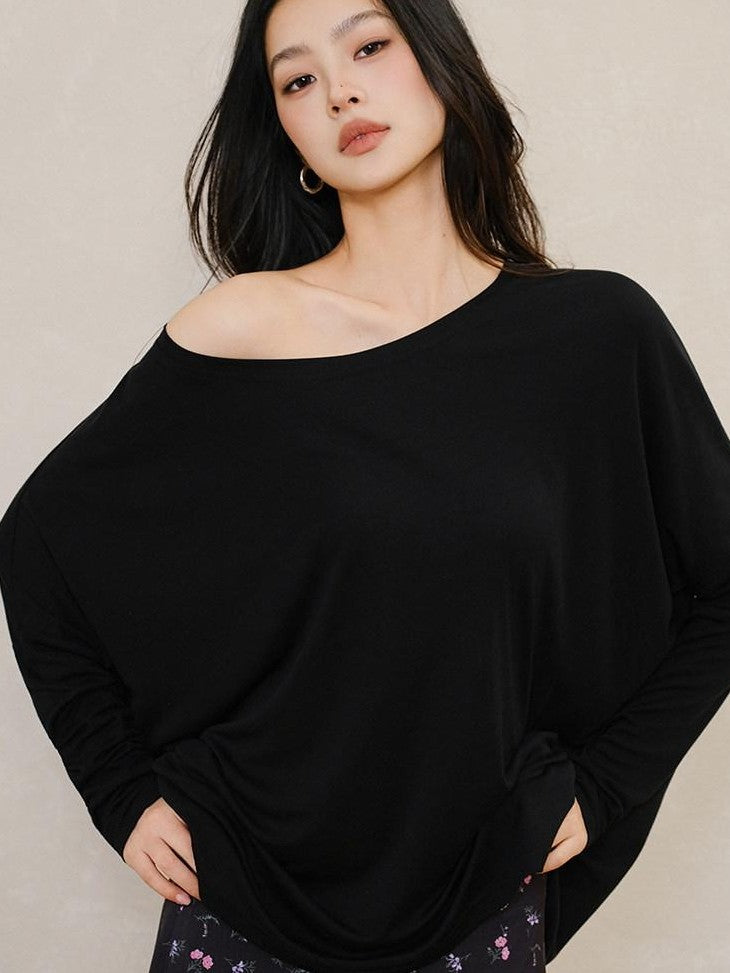 FU FRESH UP Slanted Shoulder 3D Cut Relaxed Women&