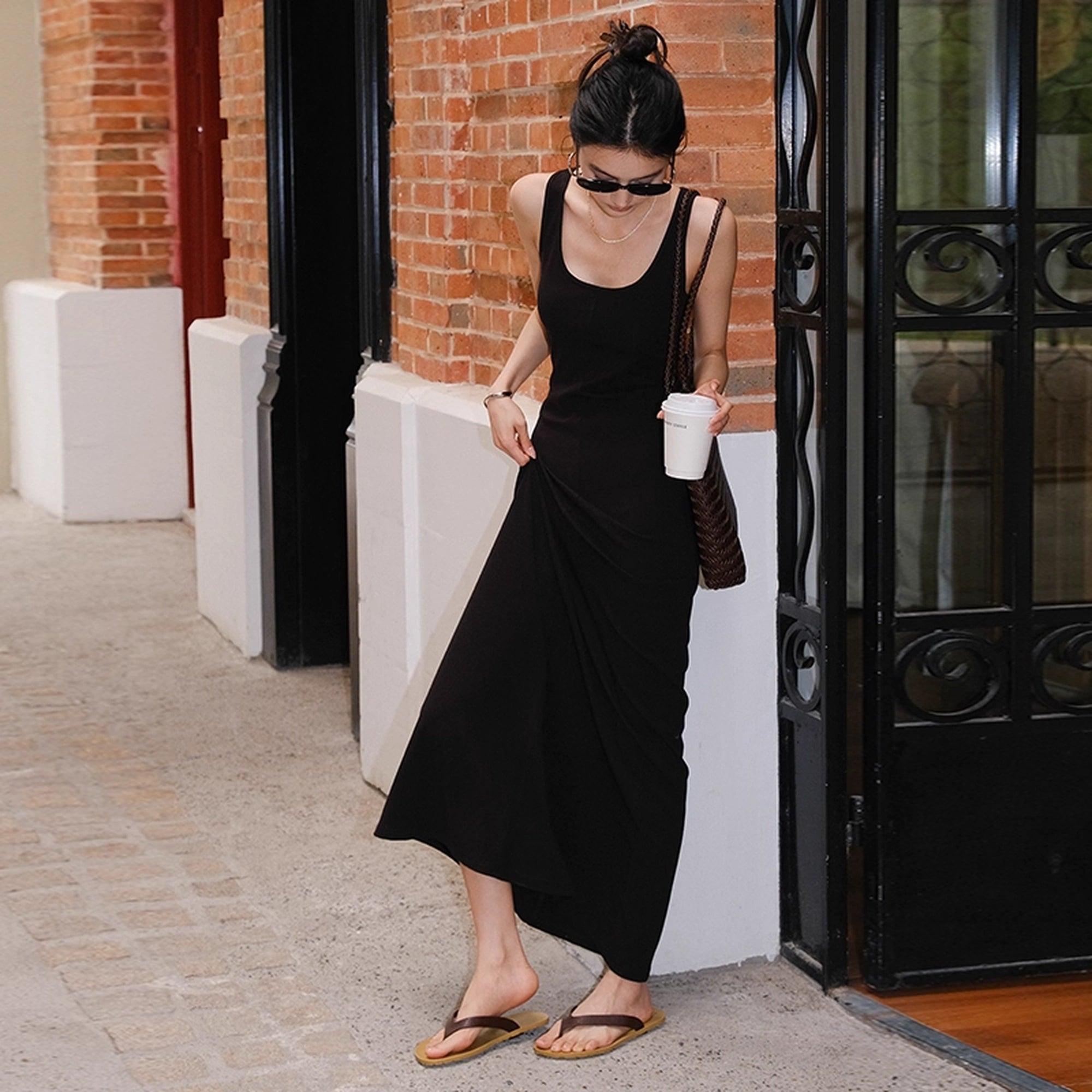 FU_FRESH_UP_Slim_U_Neck_Ribbed_Slip_Maxi_Dress_MISSTT