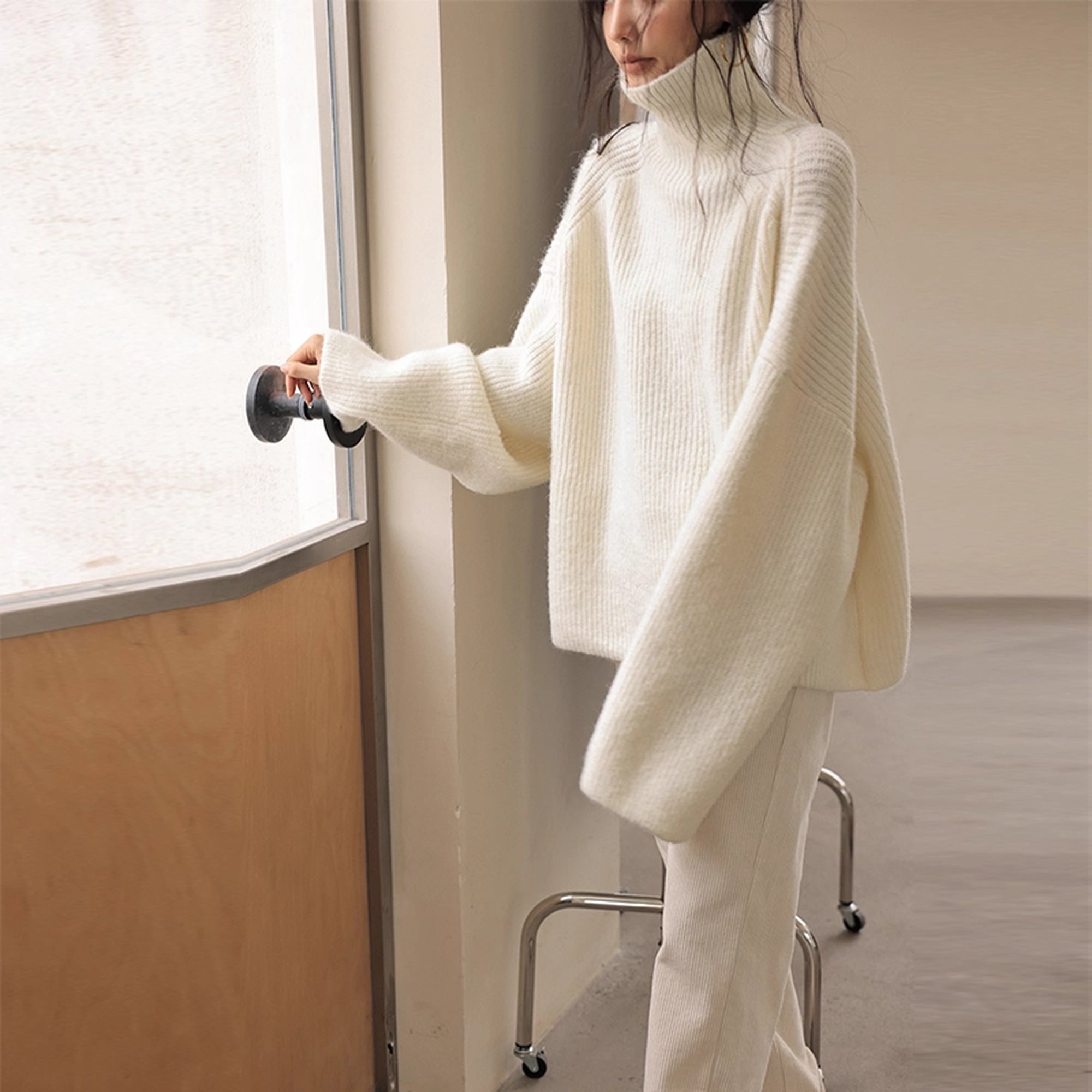 FU_FRESH_UP_Soft_Camel_Knit_High_Neck_Sweater_MISSTT