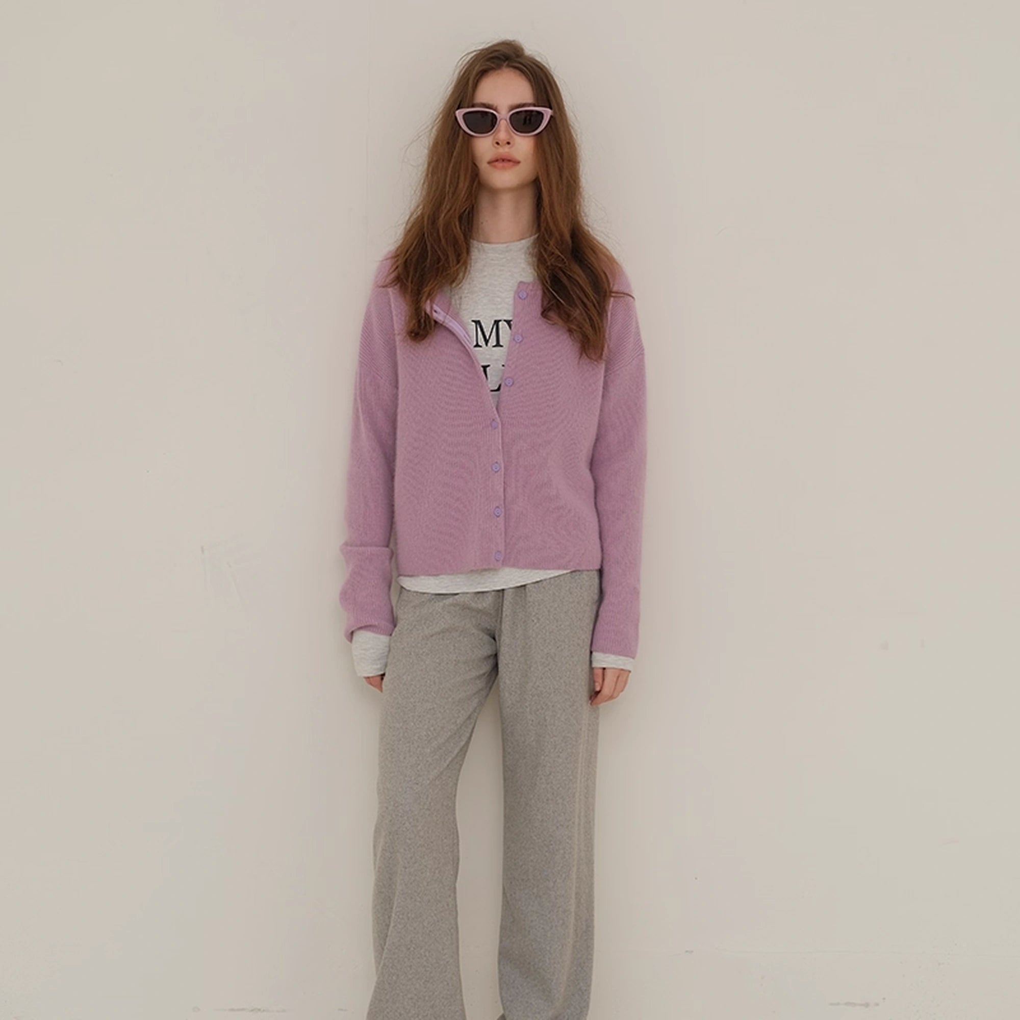 FU_FRESH_UP_Soft_Raccoon_Wool_Blend_Cardigan_V-neck_Long_Sleeve_MISSTT