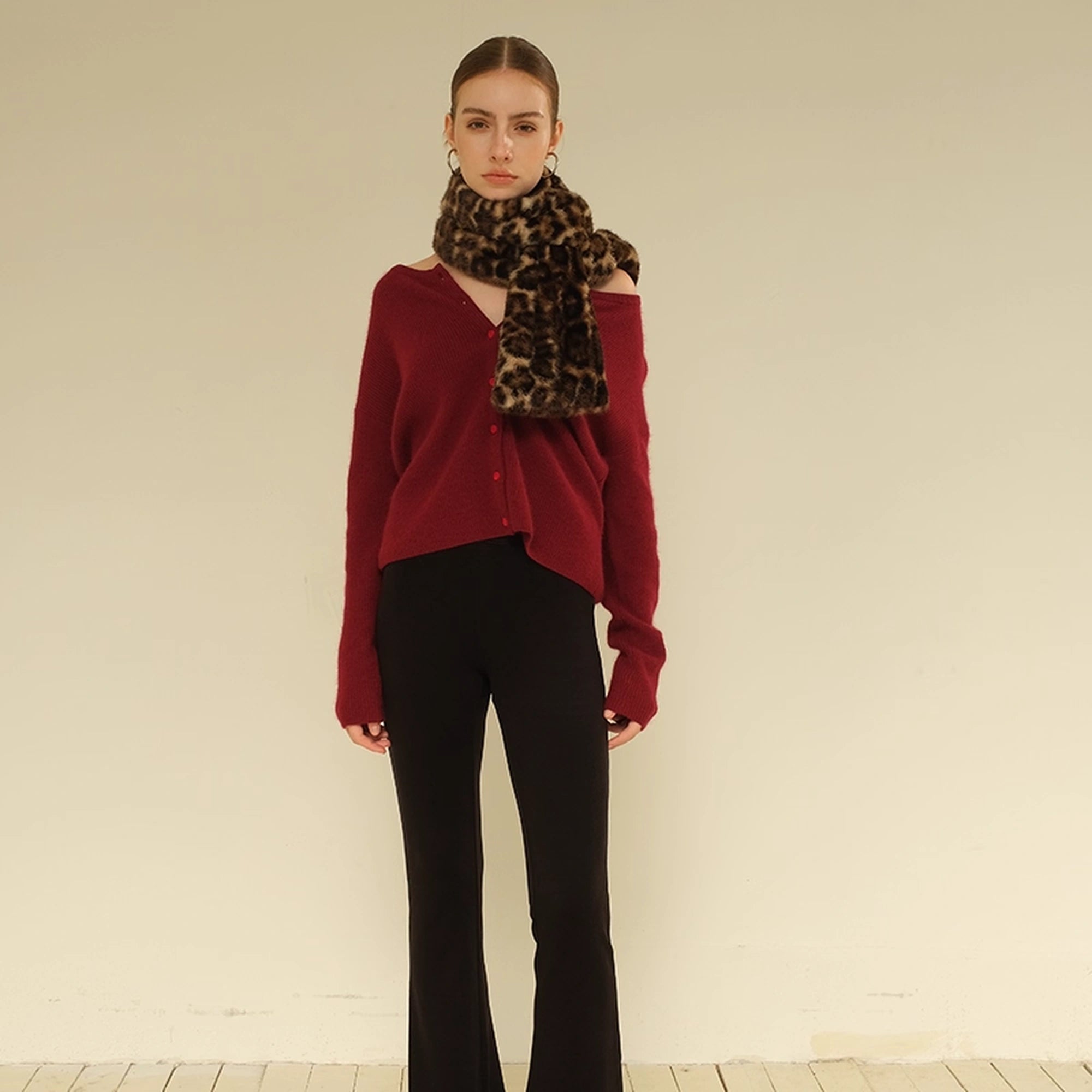FU_FRESH_UP_Soft_Raccoon_Wool_Blend_Cardigan_V-neck_Long_Sleeve_MISSTT