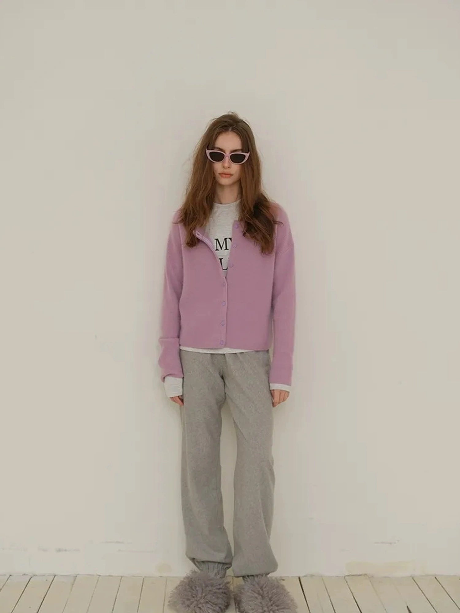 FU FRESH UP Soft Wool Tapered Knit Joggers