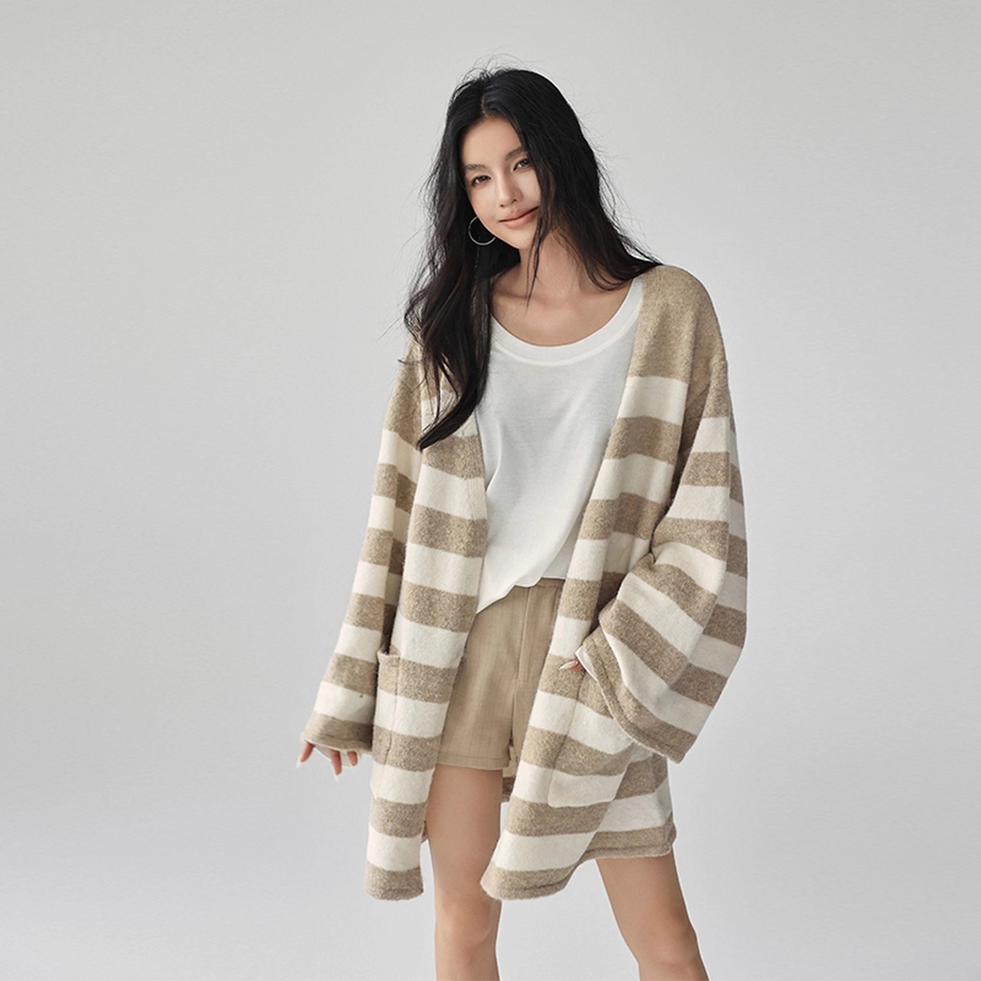 FU_FRESH_UP_Striped_Knit_Cardigan_Coat_MISSTT