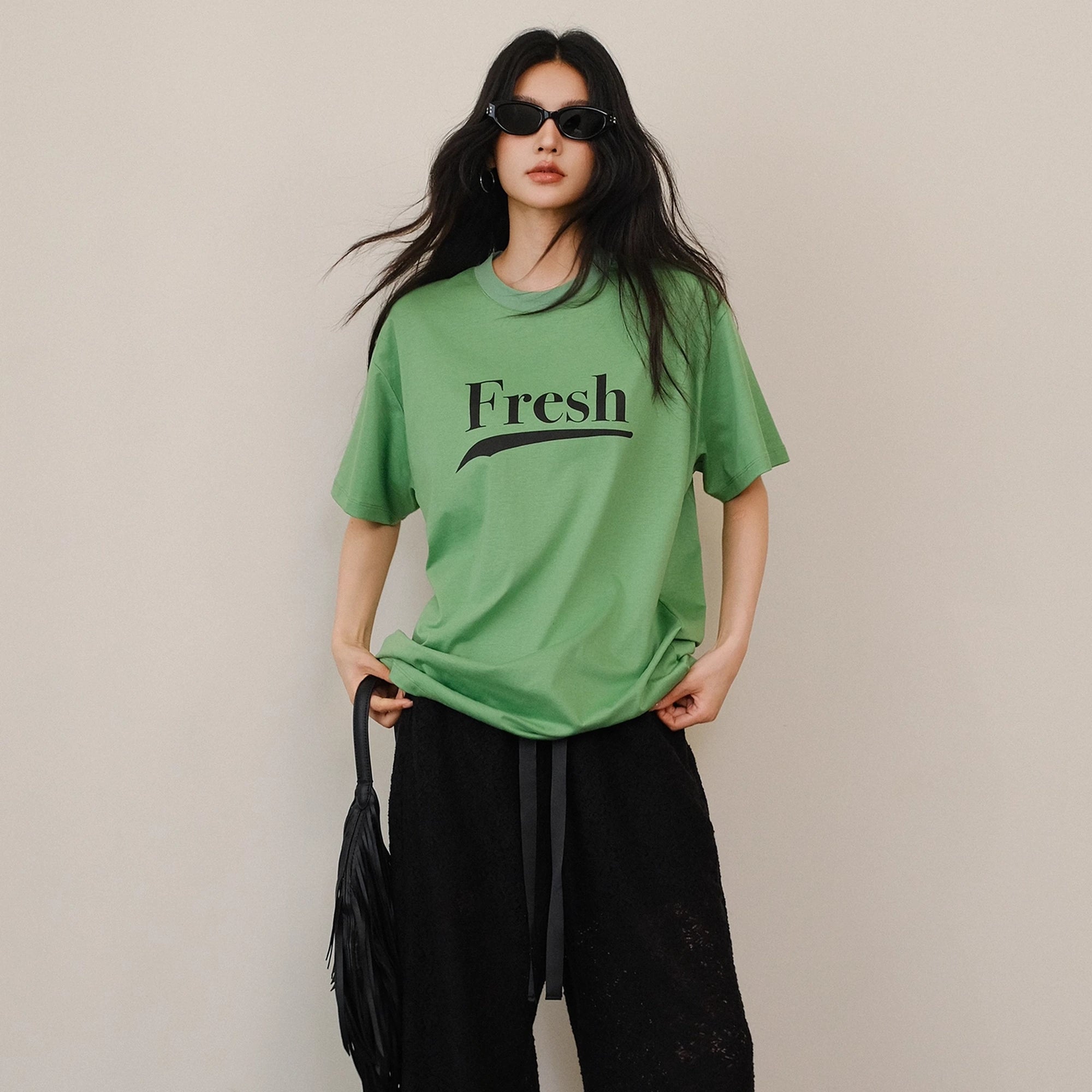 FU_FRESH_UP_Summer_Dopamine_Color_Block_Print_V-neck_T-shirt_Long_Sleeve_MISSTT